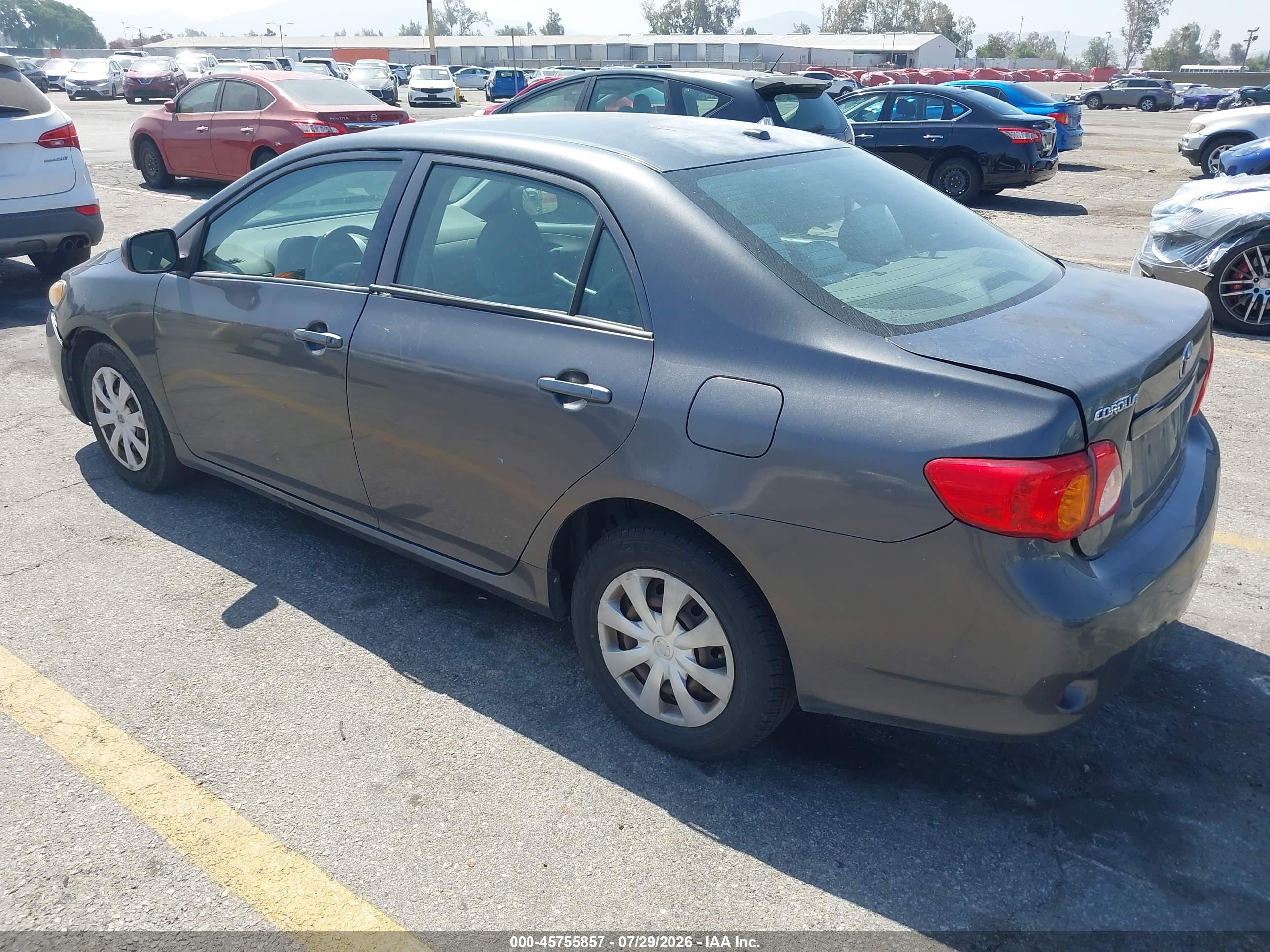 2009 Toyota Corolla Le Синий vin: 1NXBU40EX9Z019866
