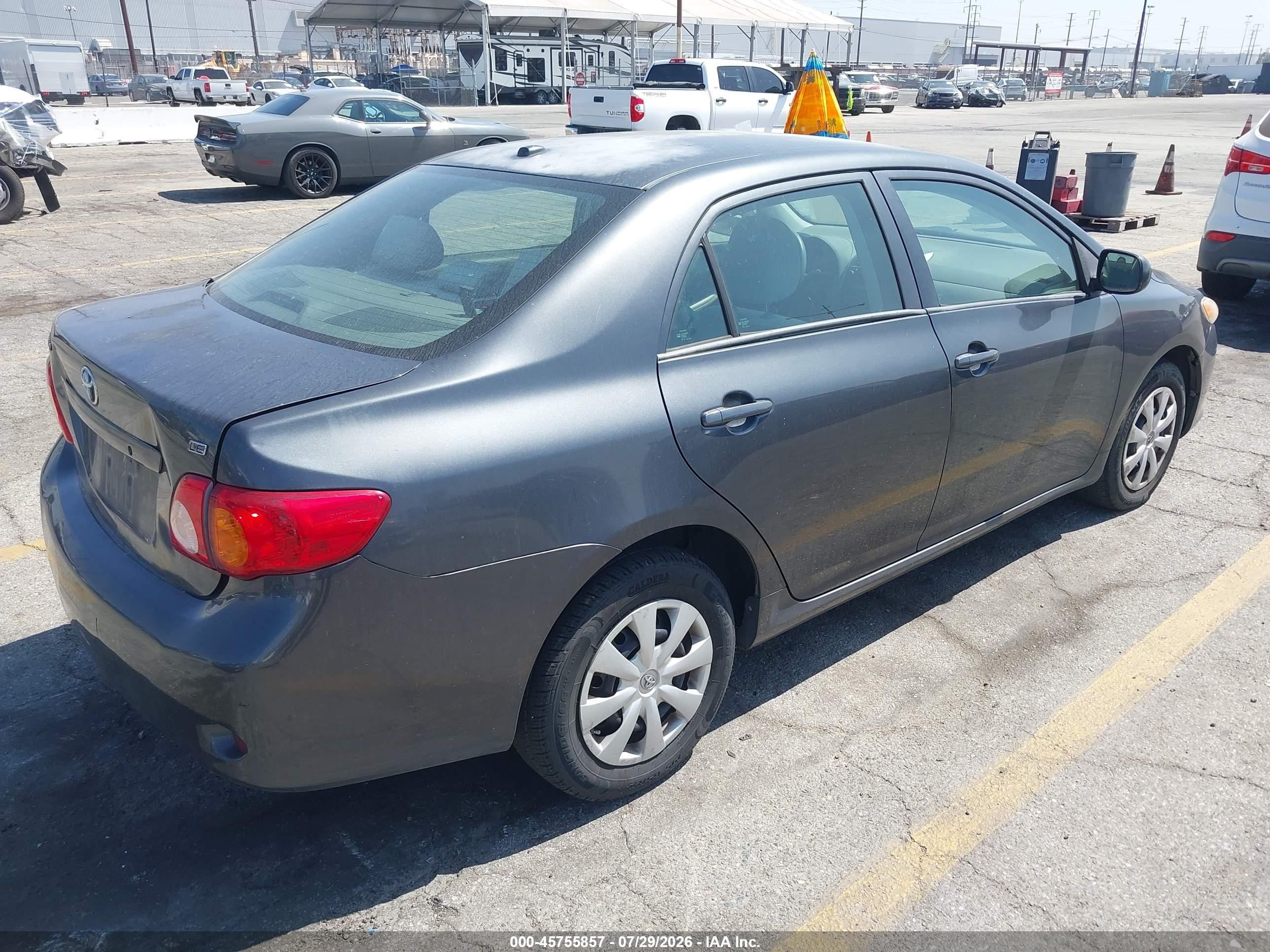 2009 Toyota Corolla Le Синий vin: 1NXBU40EX9Z019866
