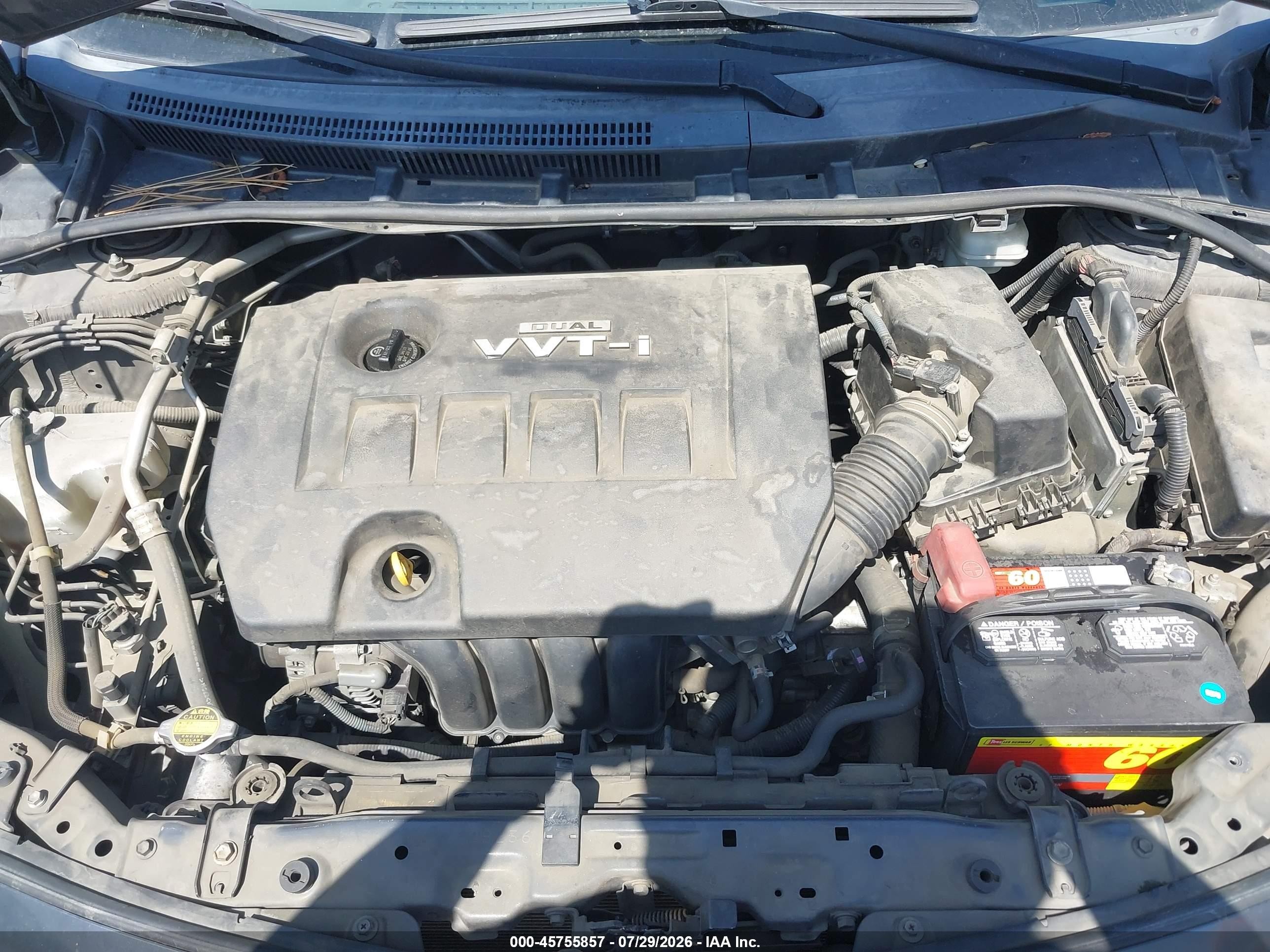 2009 Toyota Corolla Le Синий vin: 1NXBU40EX9Z019866