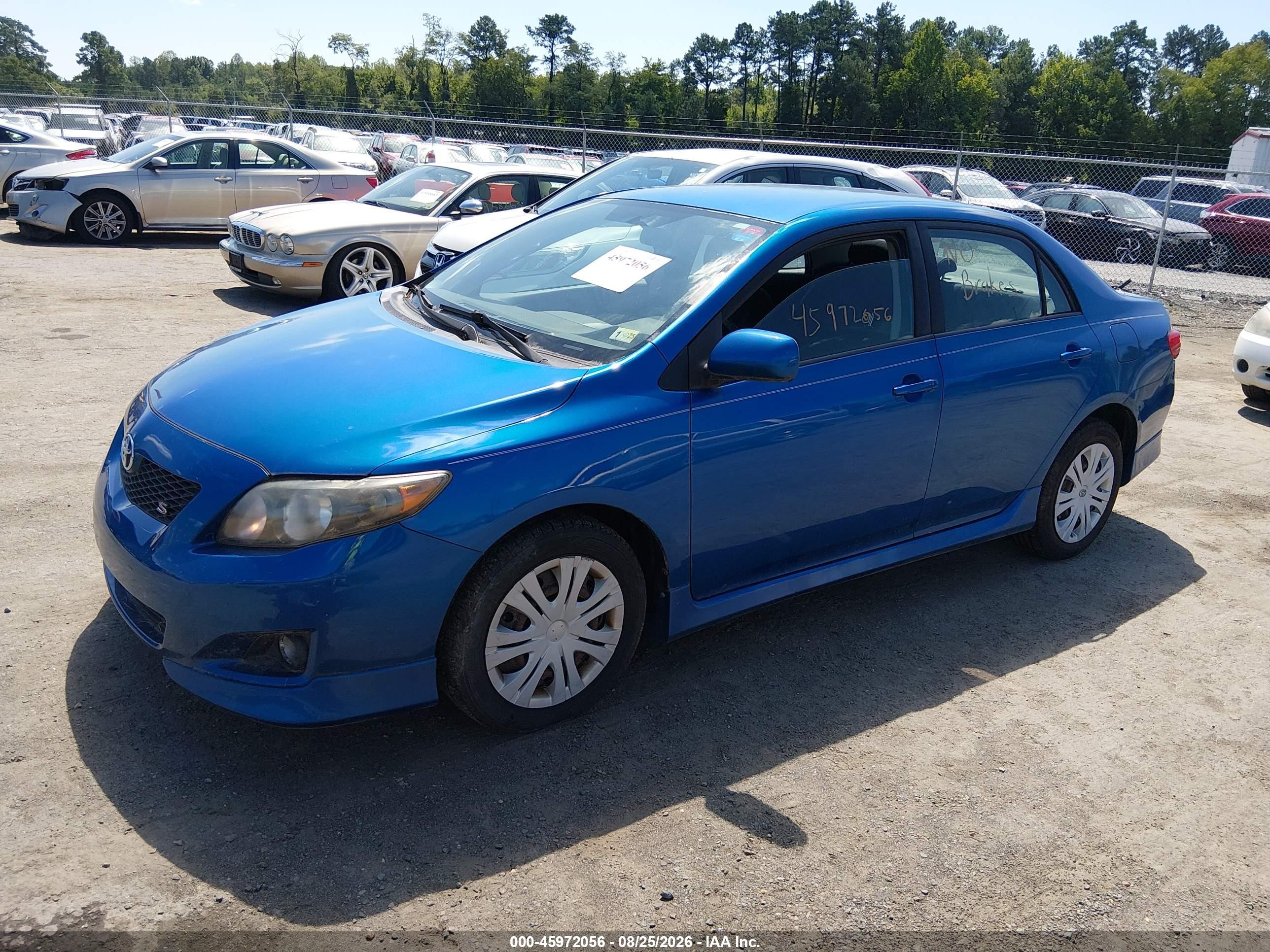 2009 Toyota Corolla S Blue vin: 1NXBU40EX9Z039227