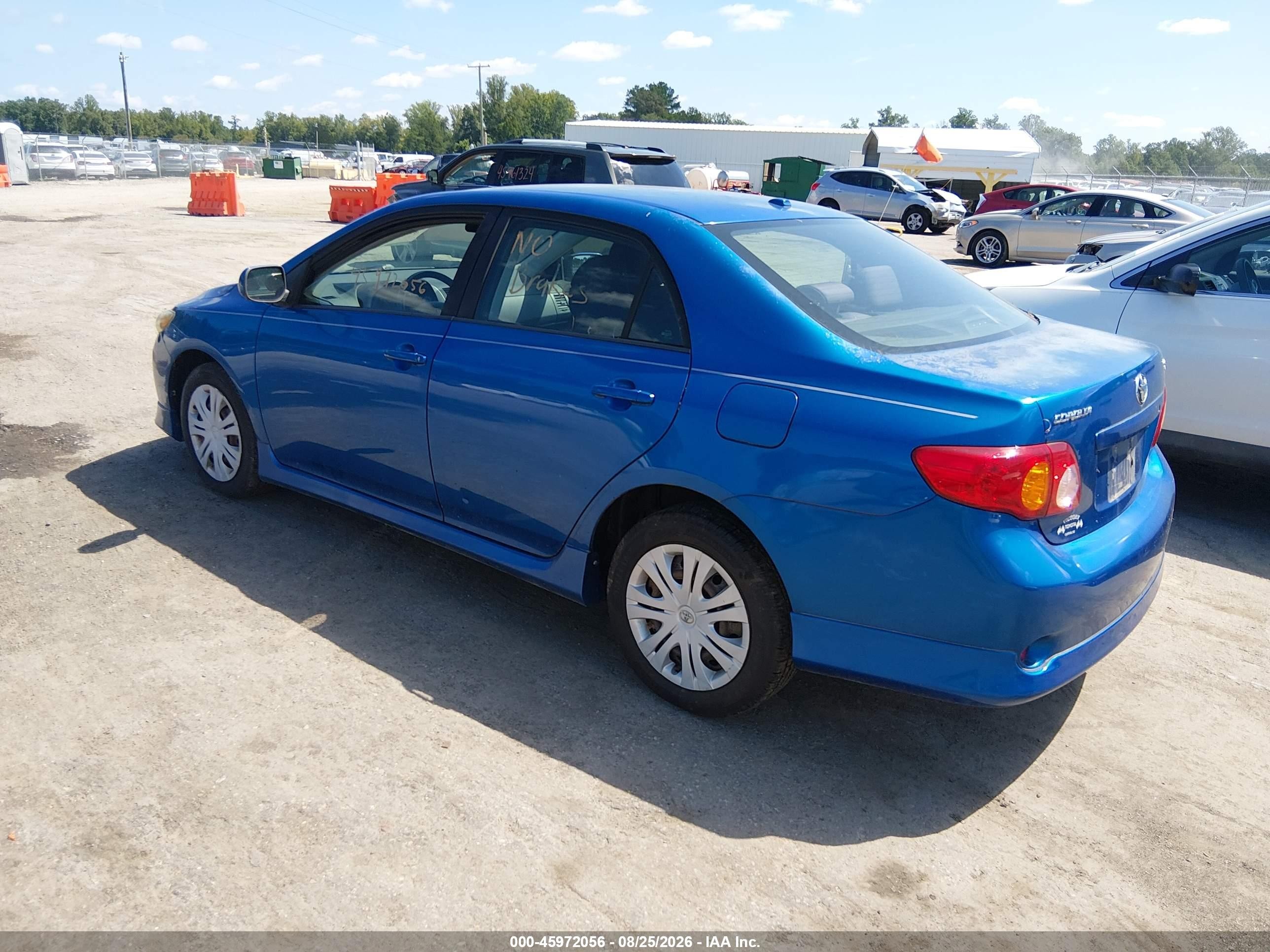 2009 Toyota Corolla S Blue vin: 1NXBU40EX9Z039227