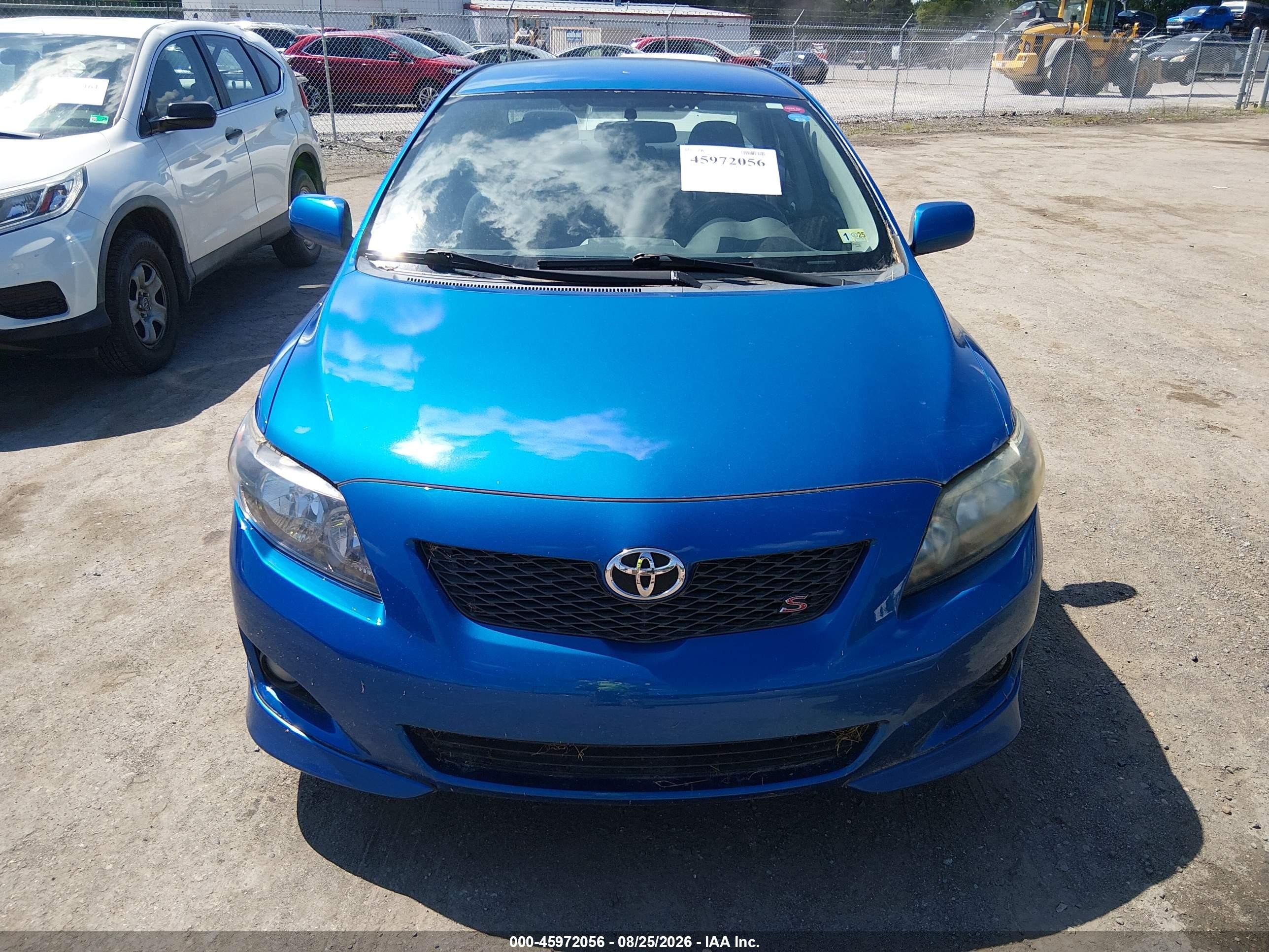 2009 Toyota Corolla S Blue vin: 1NXBU40EX9Z039227