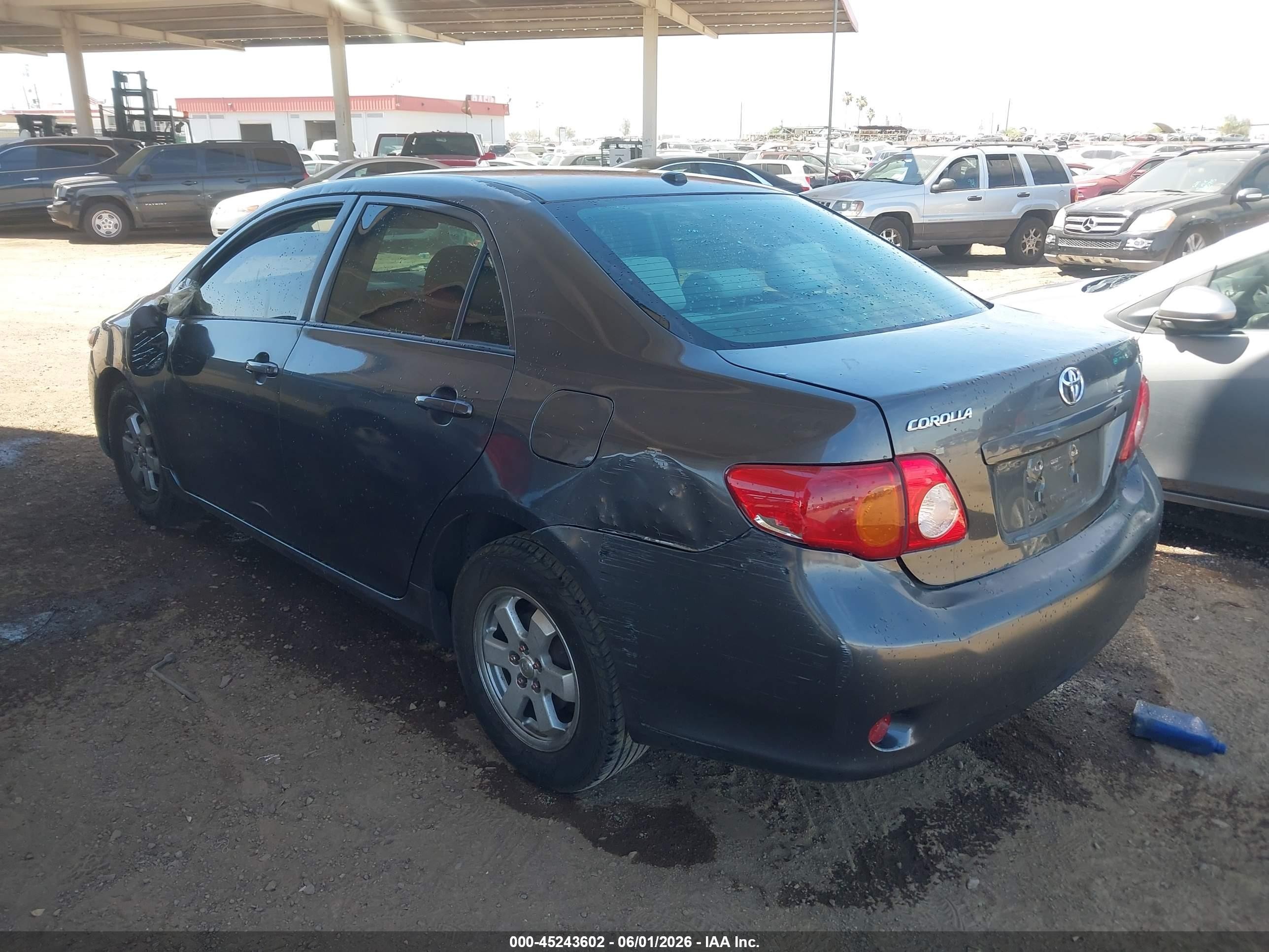 2009 Toyota Corolla Le Blue vin: 1NXBU40EX9Z047117