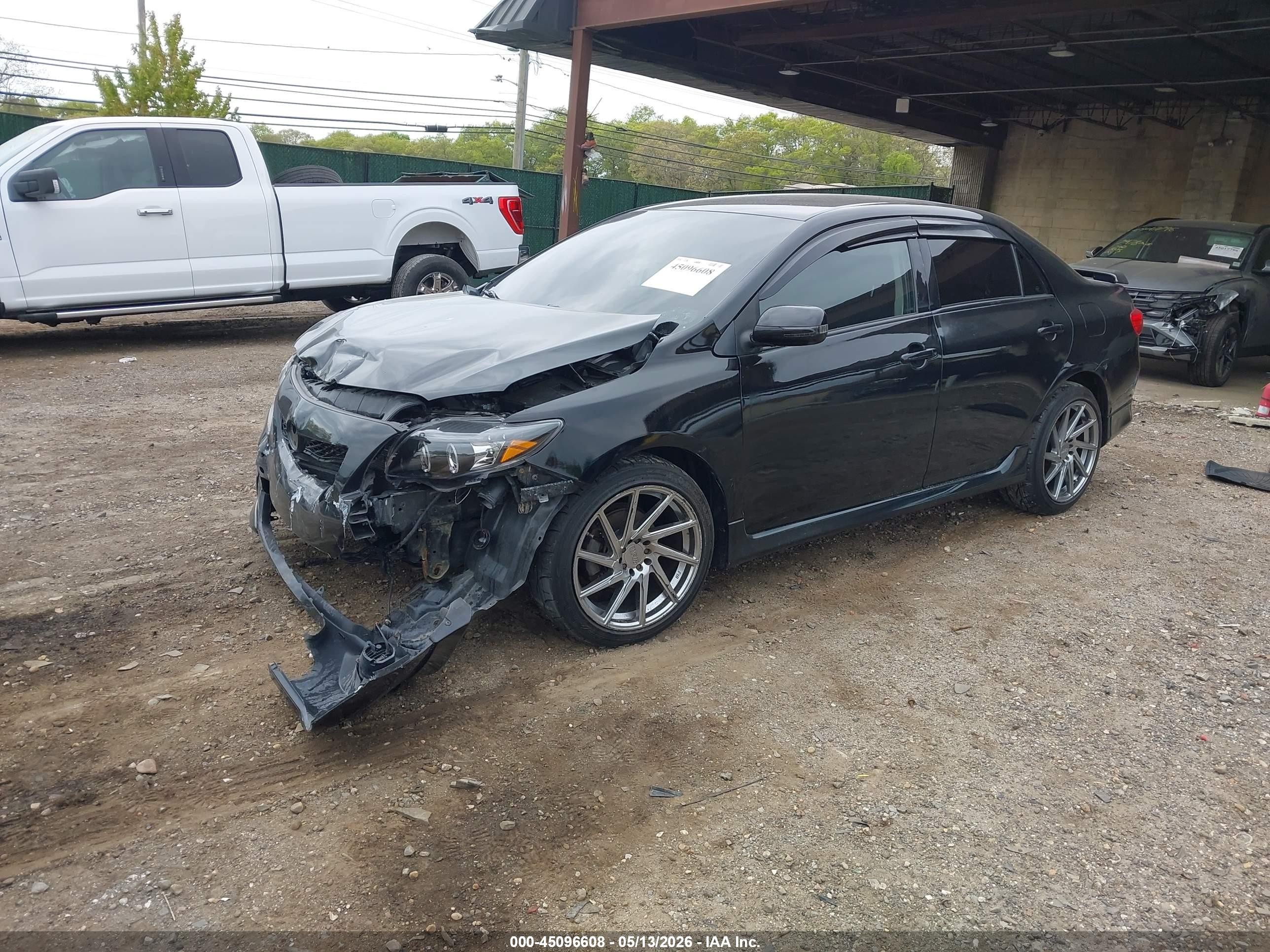 2009 Toyota Corolla S Black vin: 1NXBU40EX9Z052396
