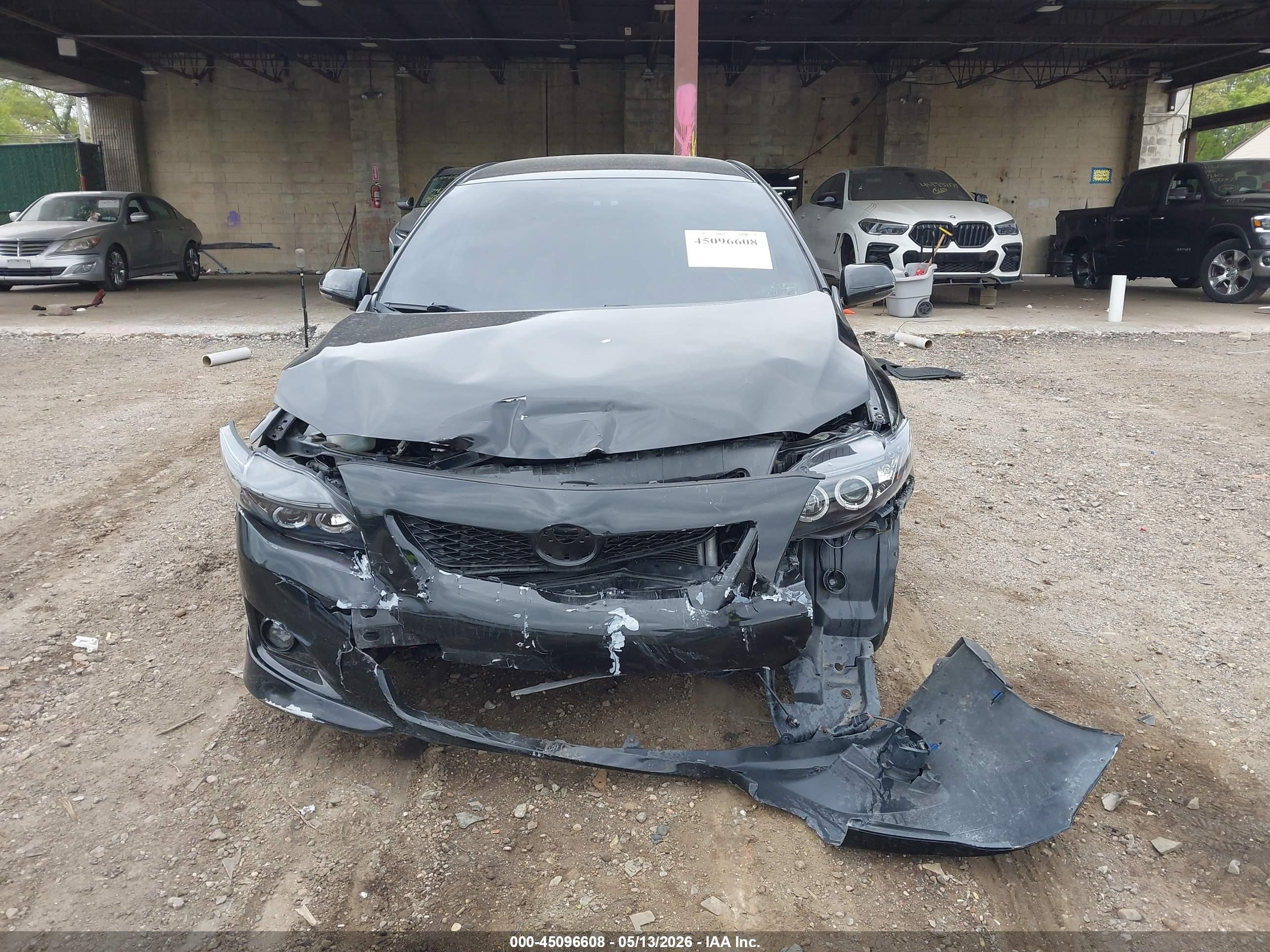 2009 Toyota Corolla S Black vin: 1NXBU40EX9Z052396