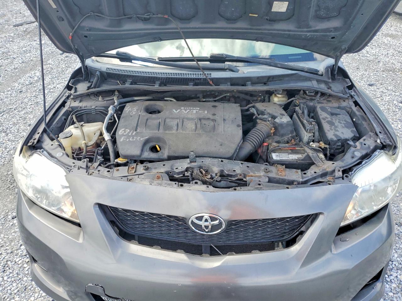 2009 Toyota Corolla Le Gray vin: 1NXBU40EX9Z055430