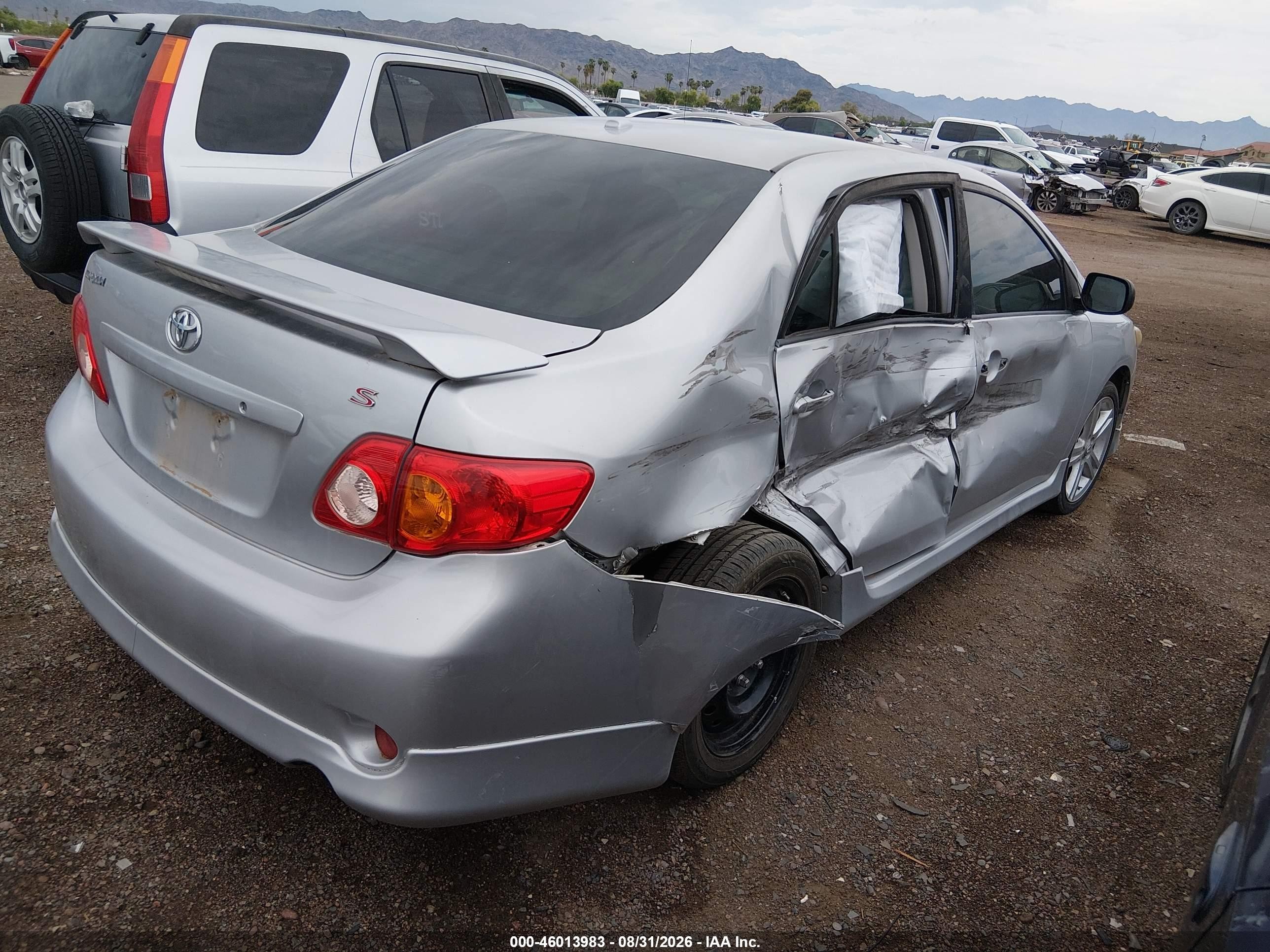 2009 Toyota Corolla S Gray vin: 1NXBU40EX9Z056142