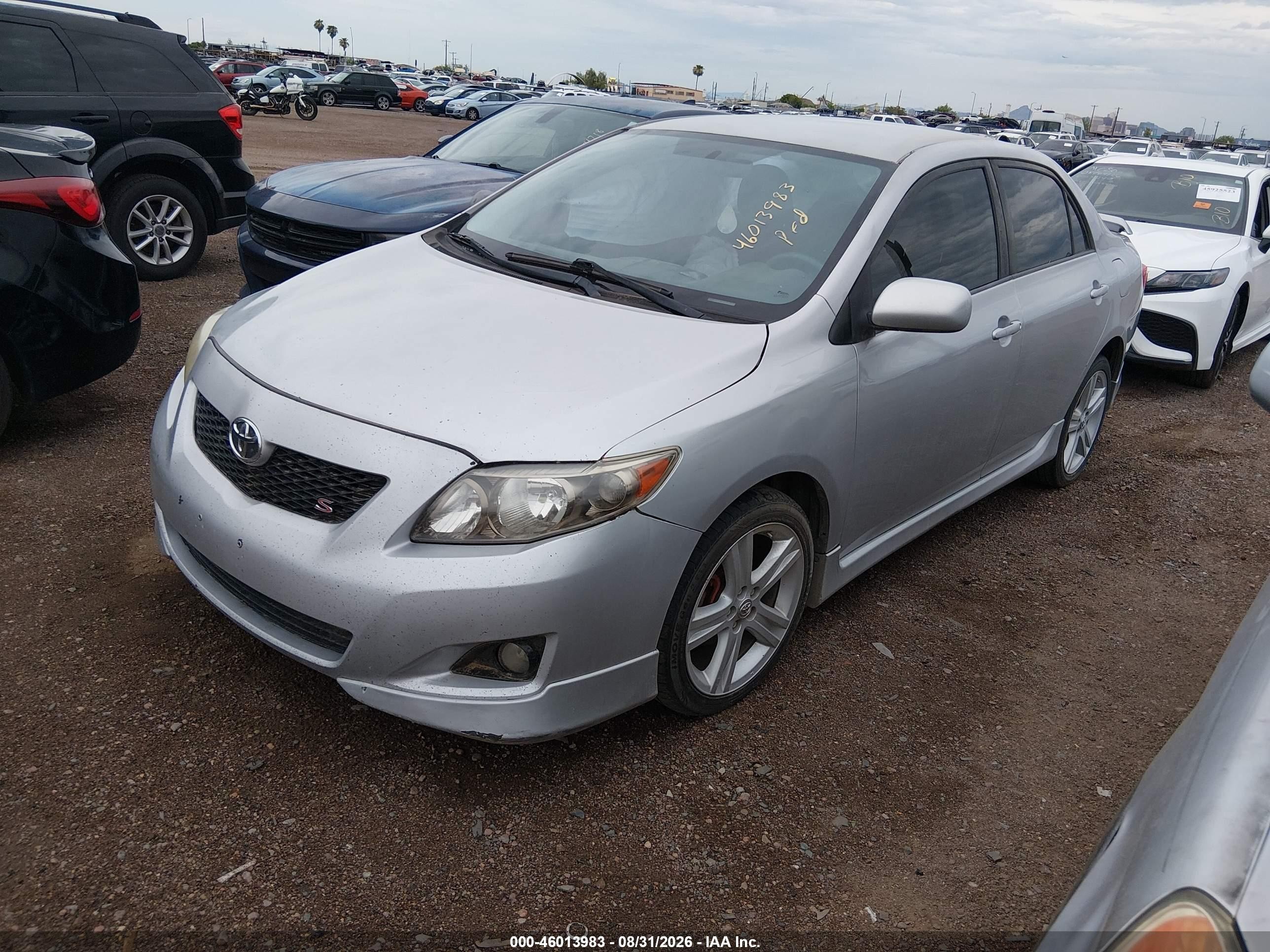 2009 Toyota Corolla S Gray vin: 1NXBU40EX9Z056142