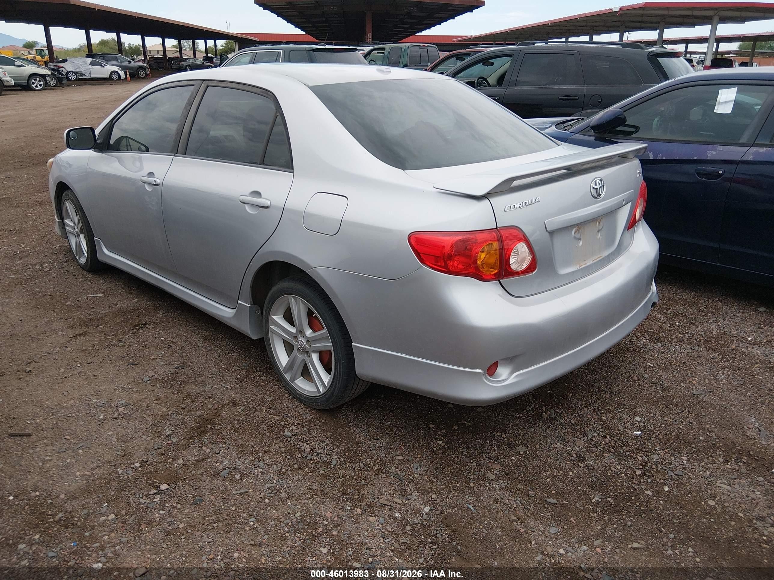 2009 Toyota Corolla S Gray vin: 1NXBU40EX9Z056142