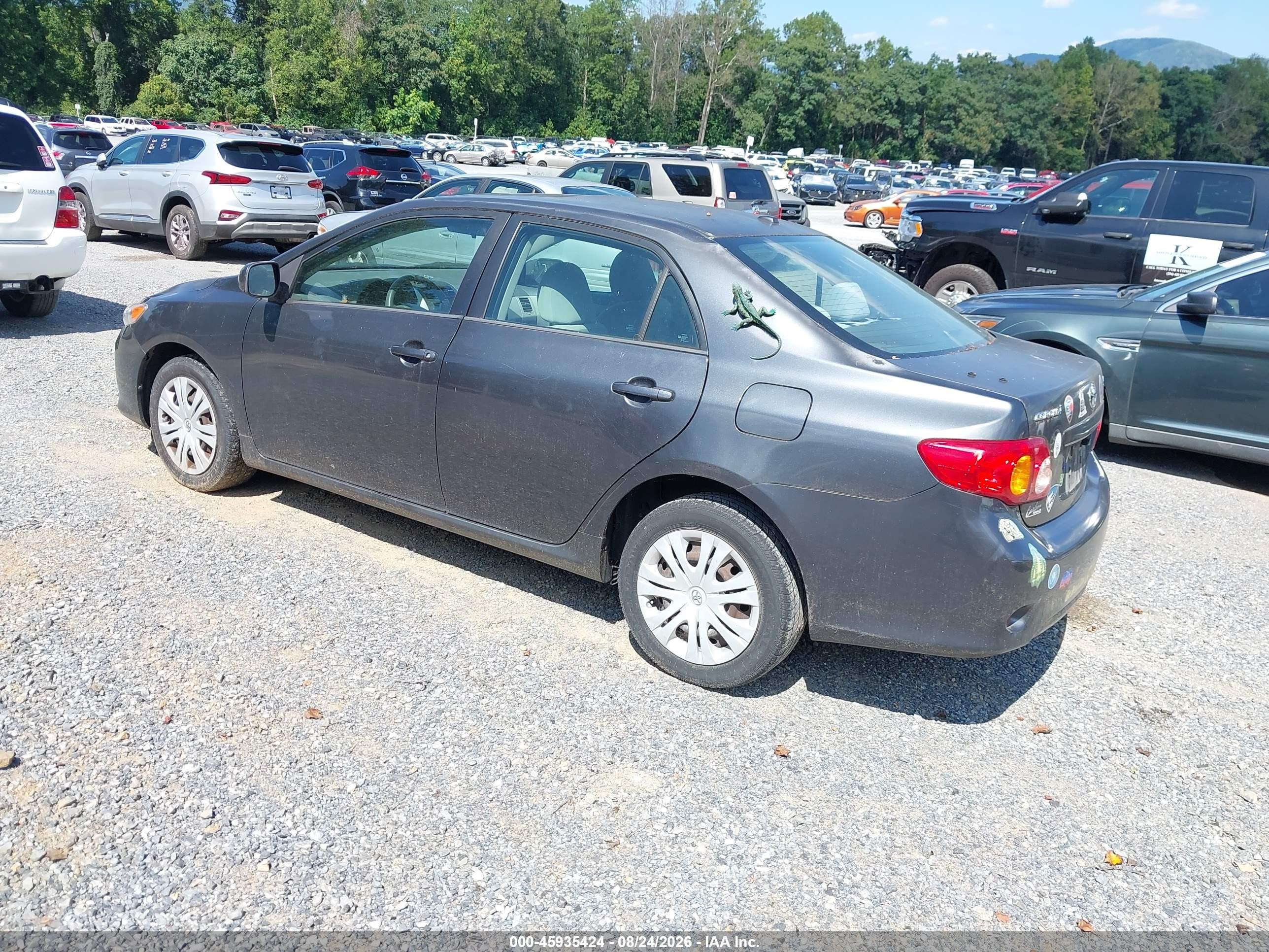 2009 Toyota Corolla Xle Gray vin: 1NXBU40EX9Z059395