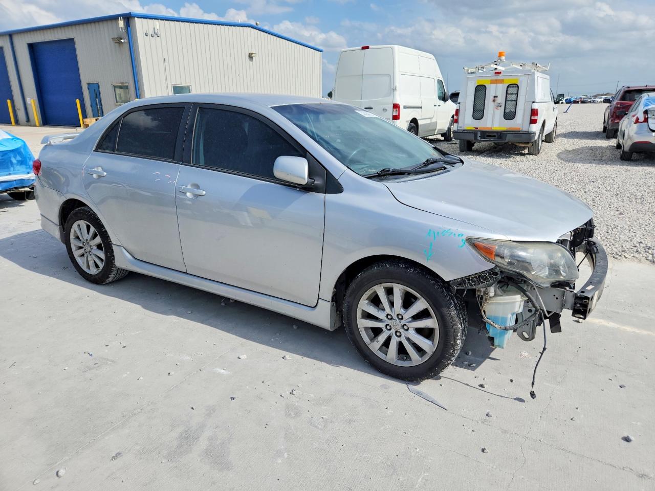 2009 Toyota Corolla S Silver vin: 1NXBU40EX9Z069845