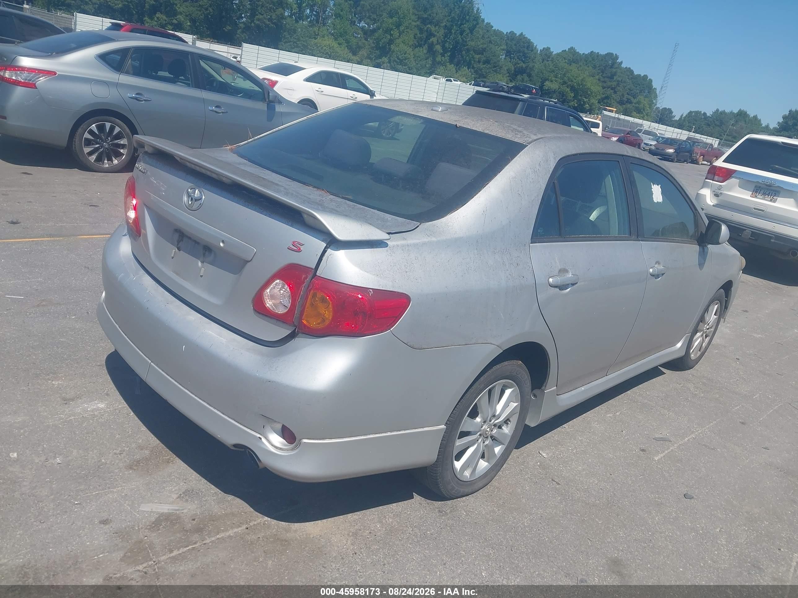 2009 Toyota Corolla S Silver vin: 1NXBU40EX9Z074494