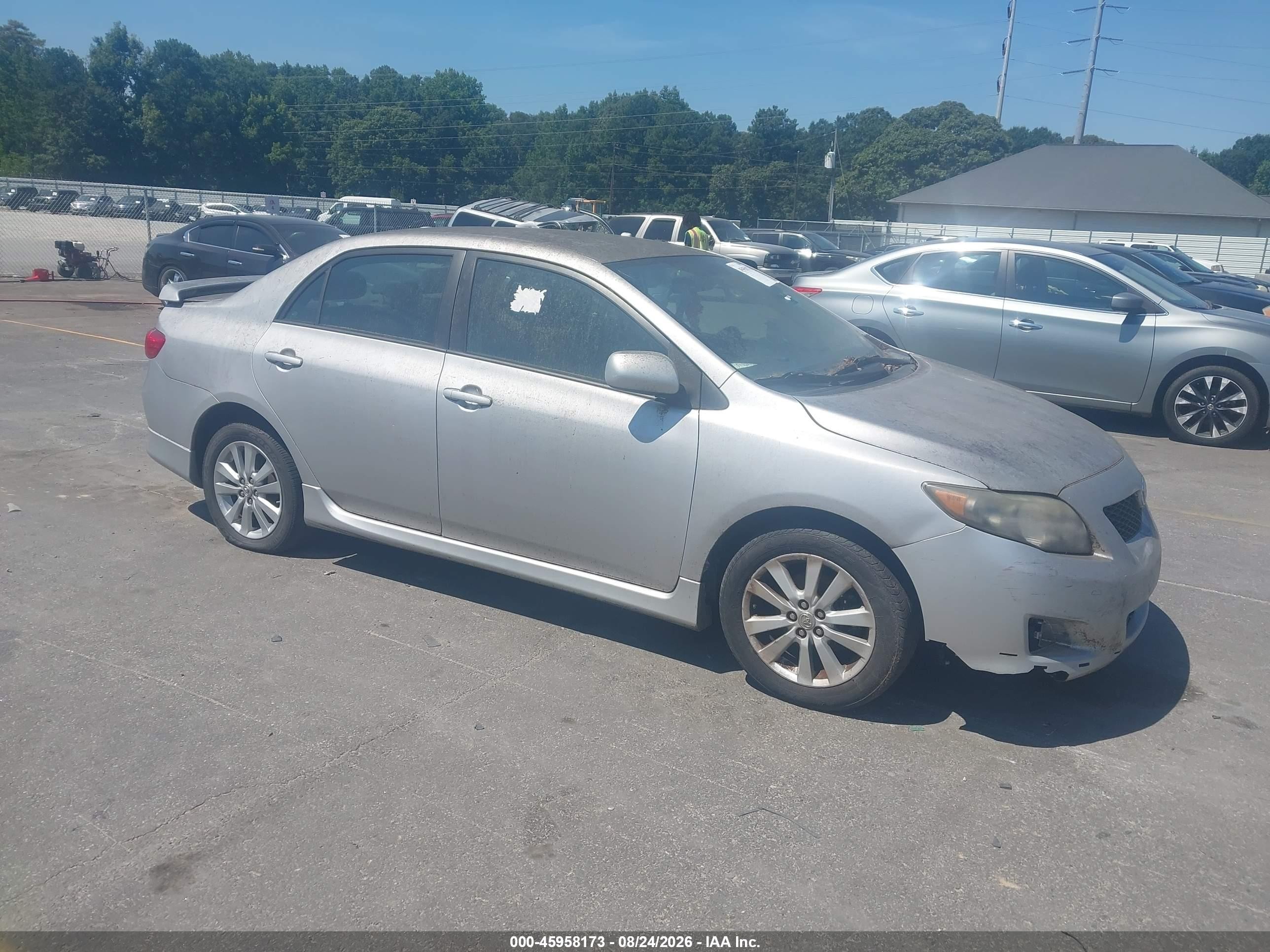 2009 Toyota Corolla S Silver vin: 1NXBU40EX9Z074494