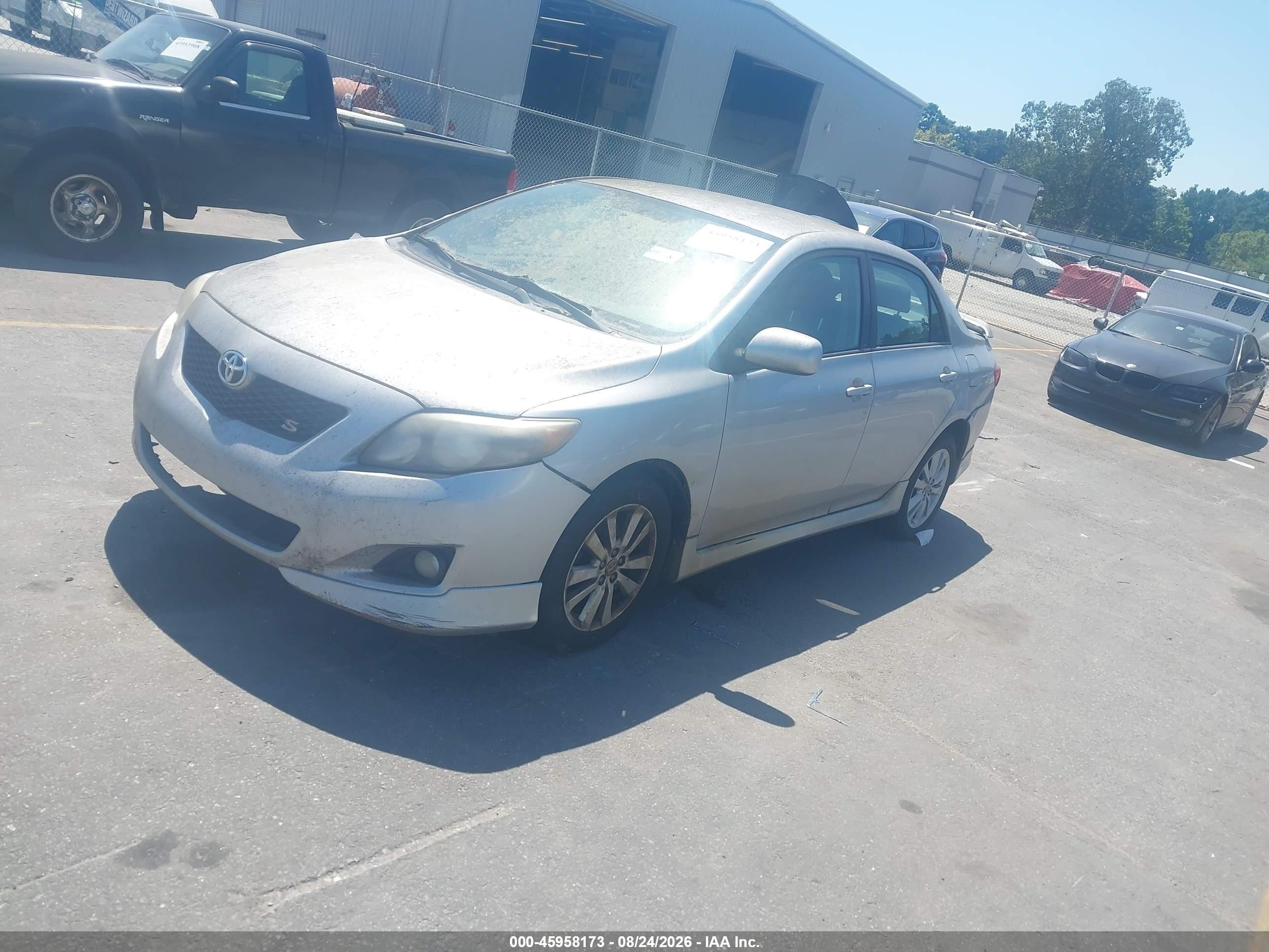 2009 Toyota Corolla S Silver vin: 1NXBU40EX9Z074494