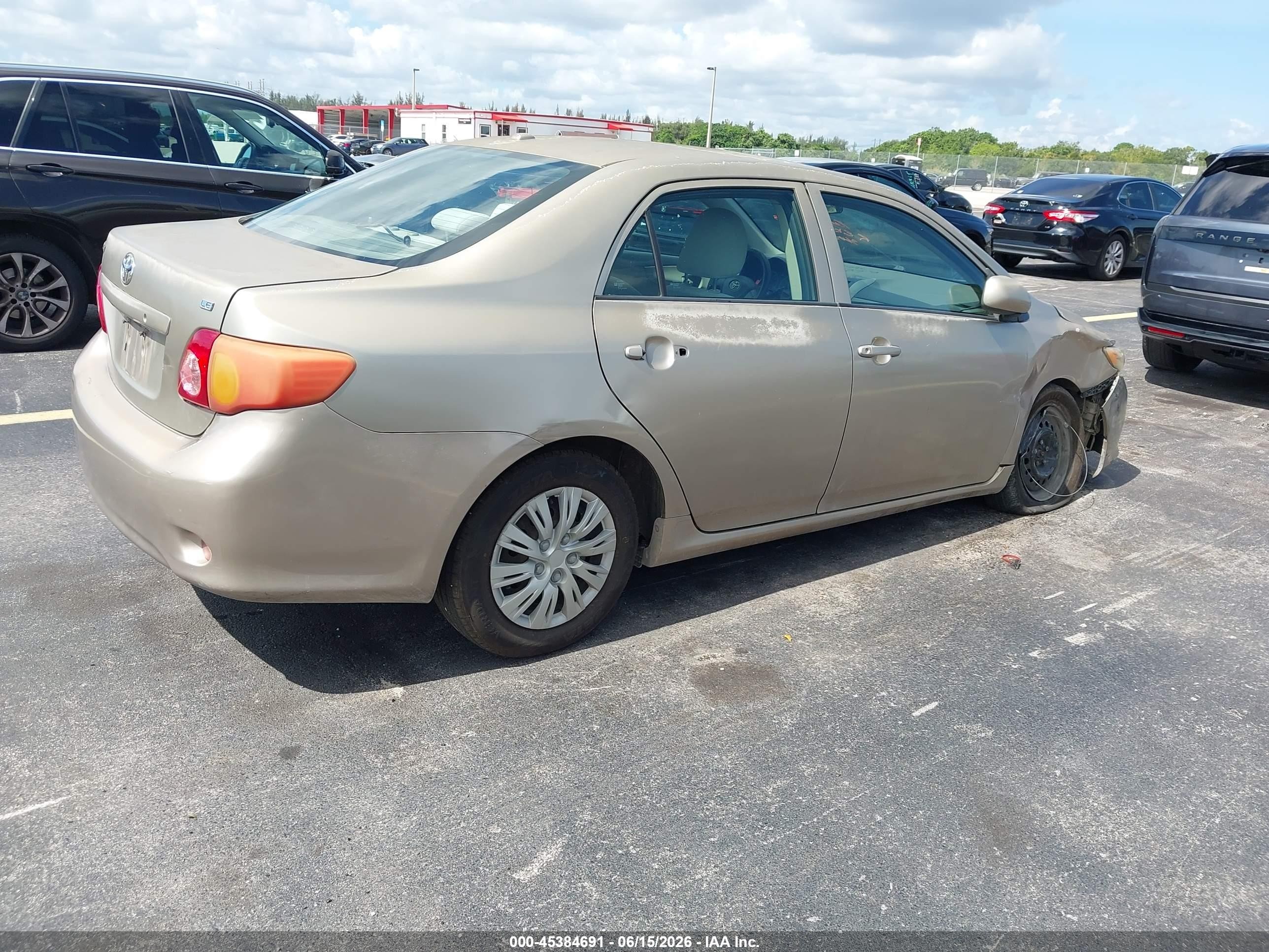2009 Toyota Corolla Le Gold vin: 1NXBU40EX9Z077525
