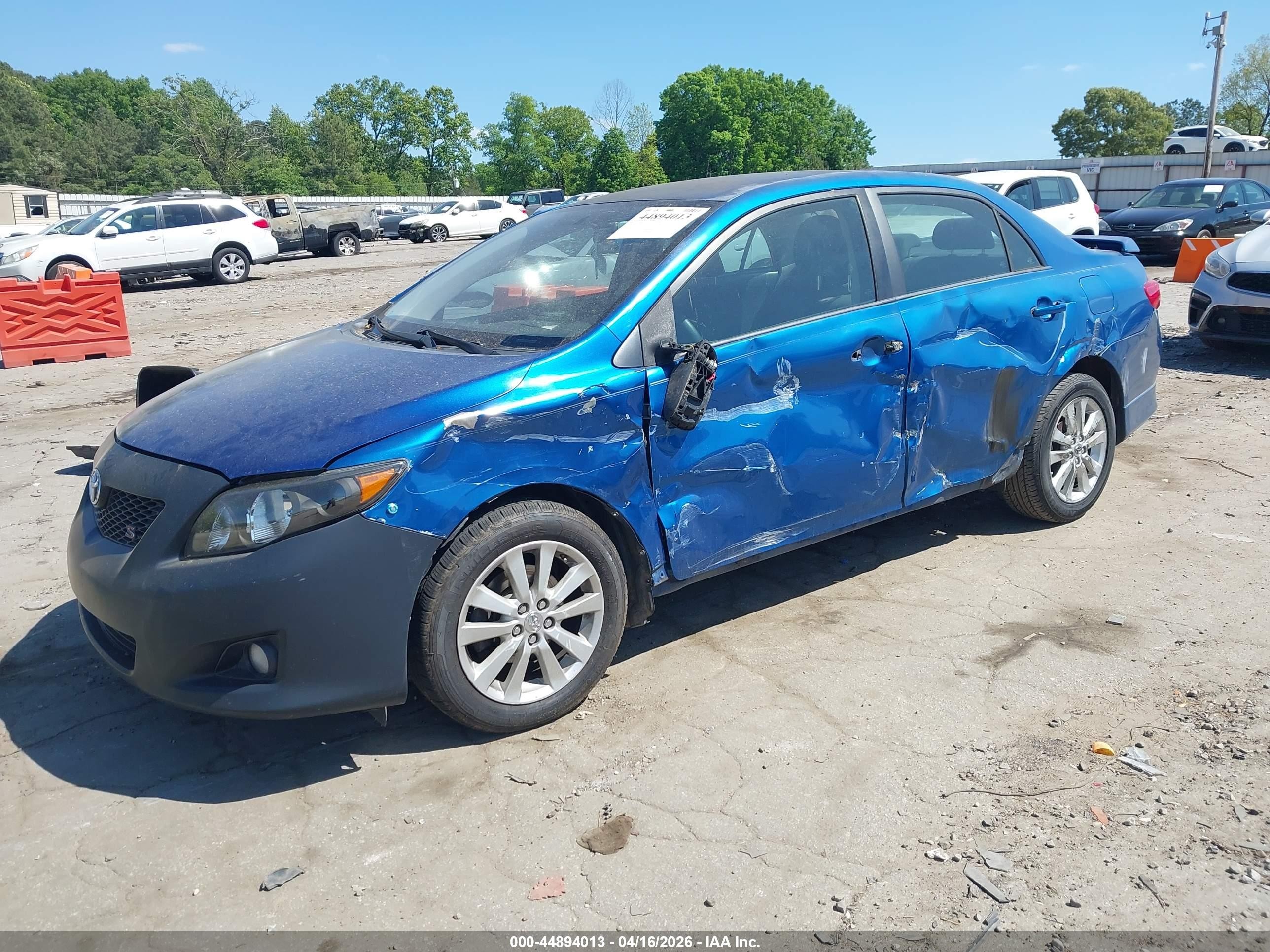 2009 Toyota Corolla S Blue vin: 1NXBU40EX9Z085334