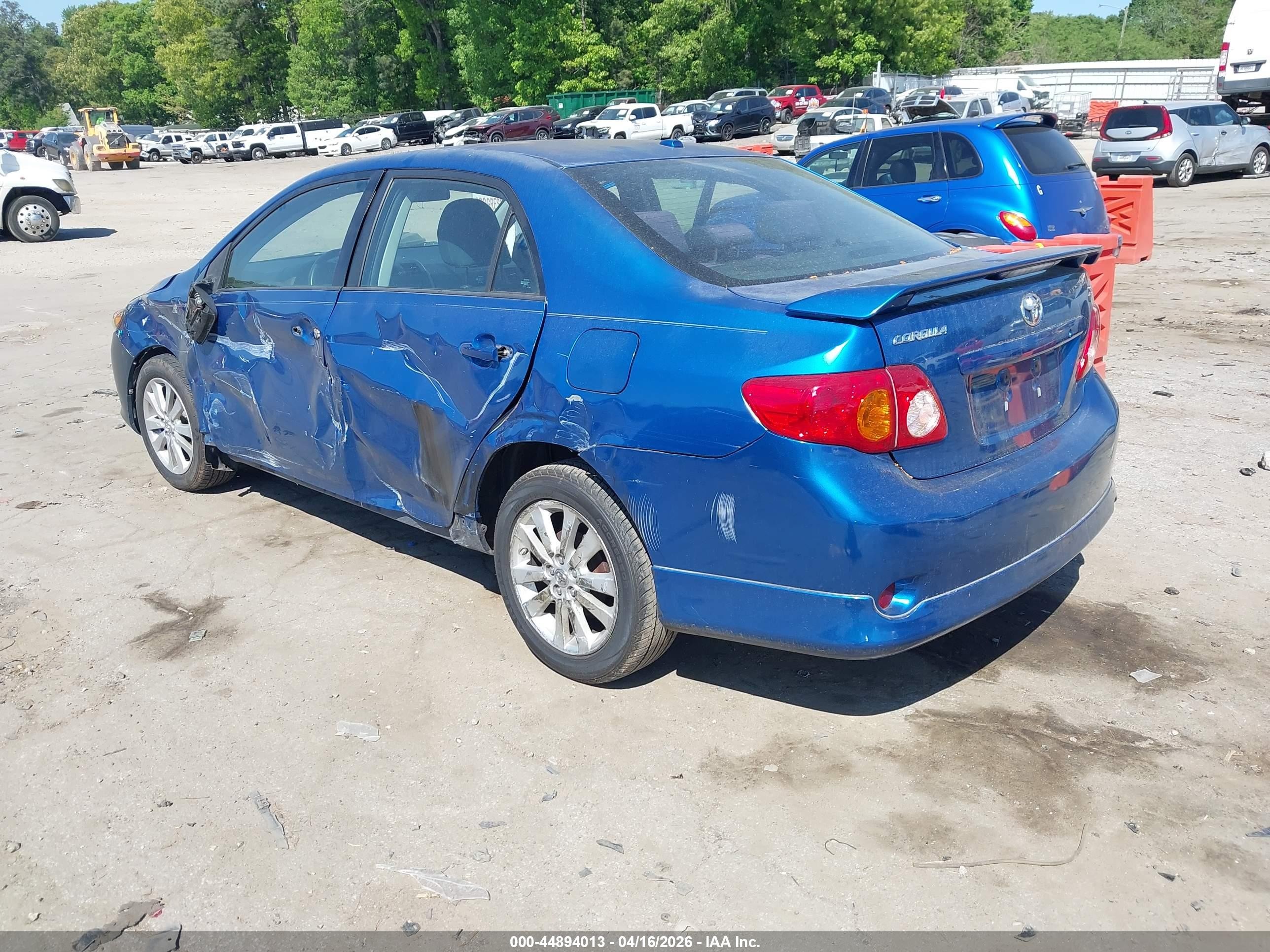 2009 Toyota Corolla S Blue vin: 1NXBU40EX9Z085334