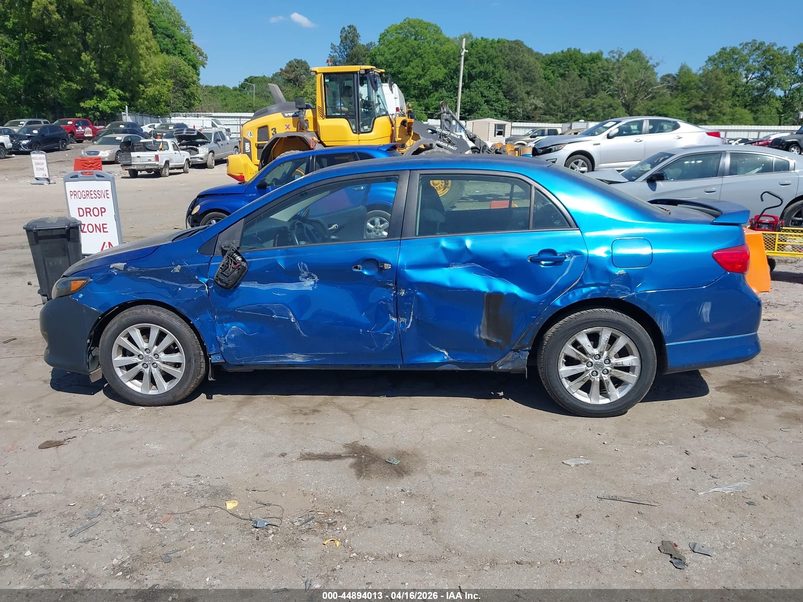 2009 Toyota Corolla S Blue vin: 1NXBU40EX9Z085334