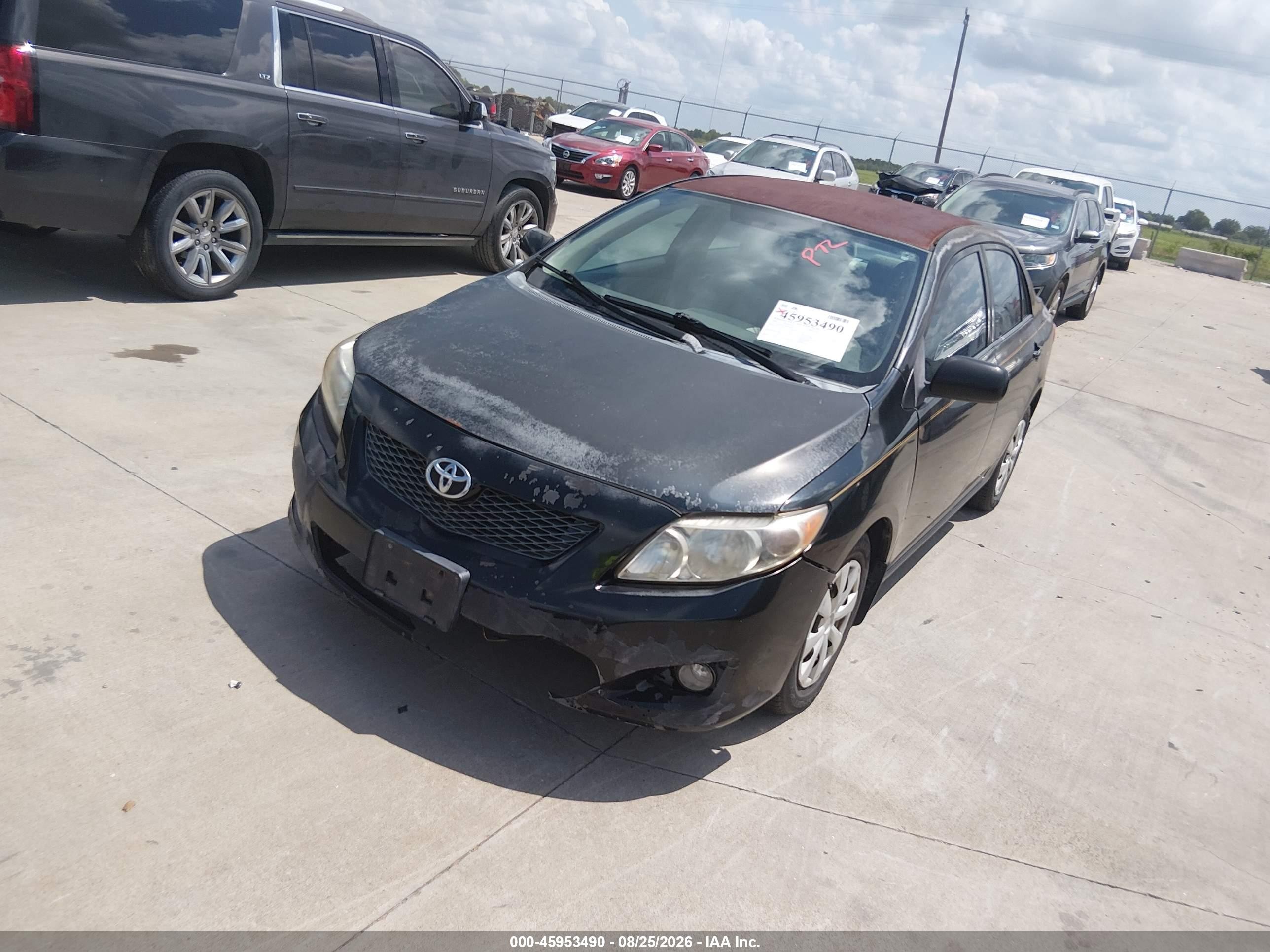 2009 Toyota Corolla Le Black vin: 1NXBU40EX9Z094440