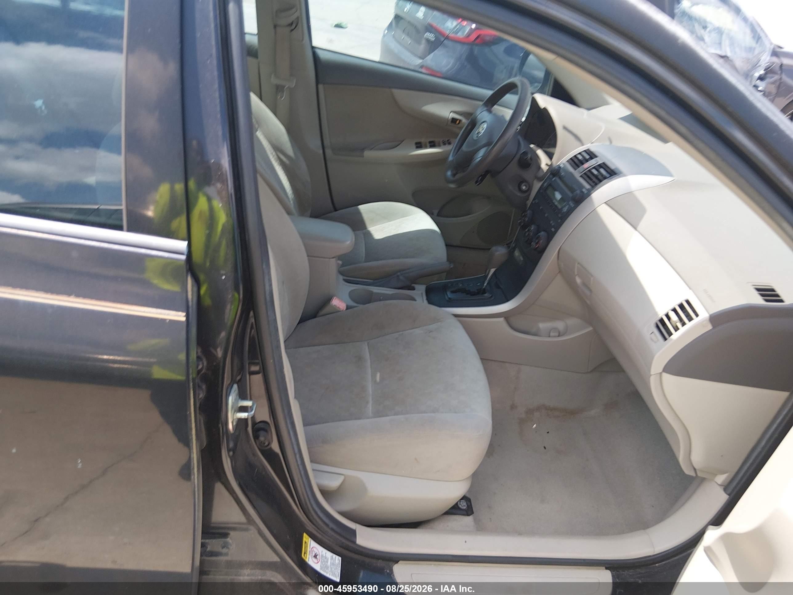 2009 Toyota Corolla Le Black vin: 1NXBU40EX9Z094440
