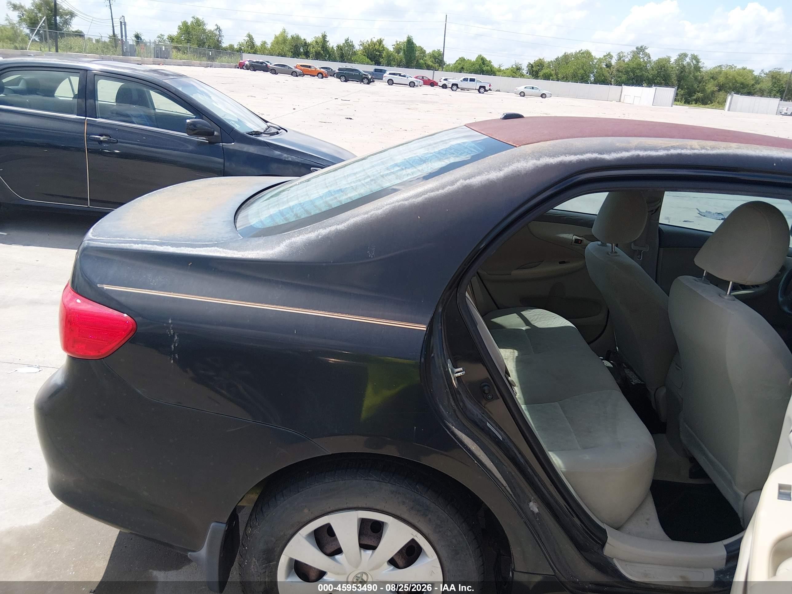 2009 Toyota Corolla Le Black vin: 1NXBU40EX9Z094440