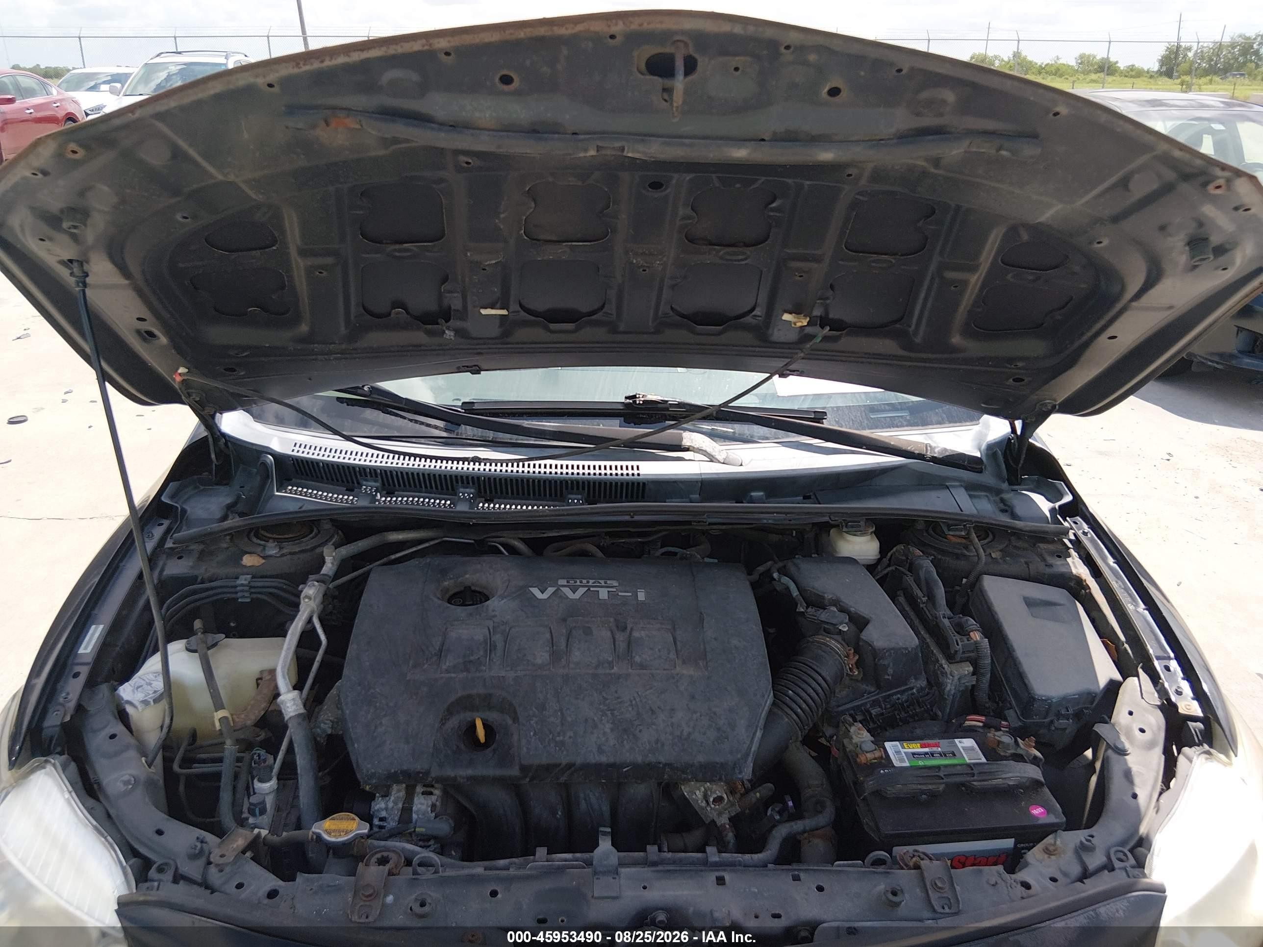 2009 Toyota Corolla Le Black vin: 1NXBU40EX9Z094440