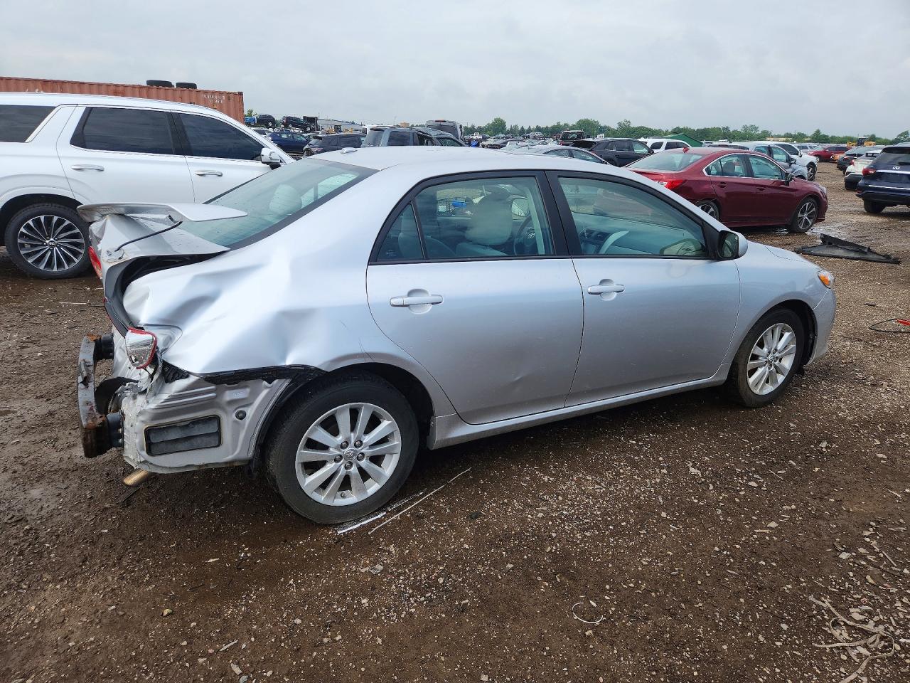 2009 Toyota Corolla Silver vin: 1NXBU40EX9Z117764