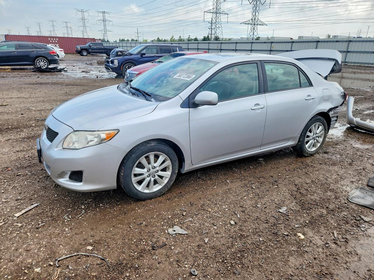 2009 Toyota Corolla Silver vin: 1NXBU40EX9Z117764