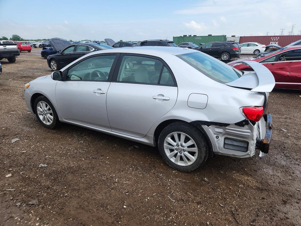 2009 Toyota Corolla Silver vin: 1NXBU40EX9Z117764