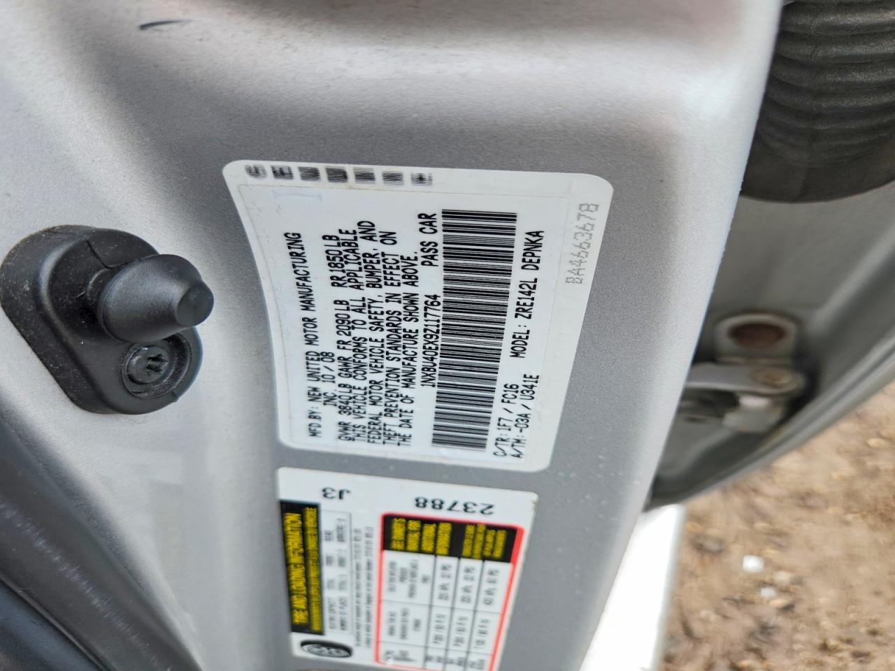2009 Toyota Corolla Silver vin: 1NXBU40EX9Z117764