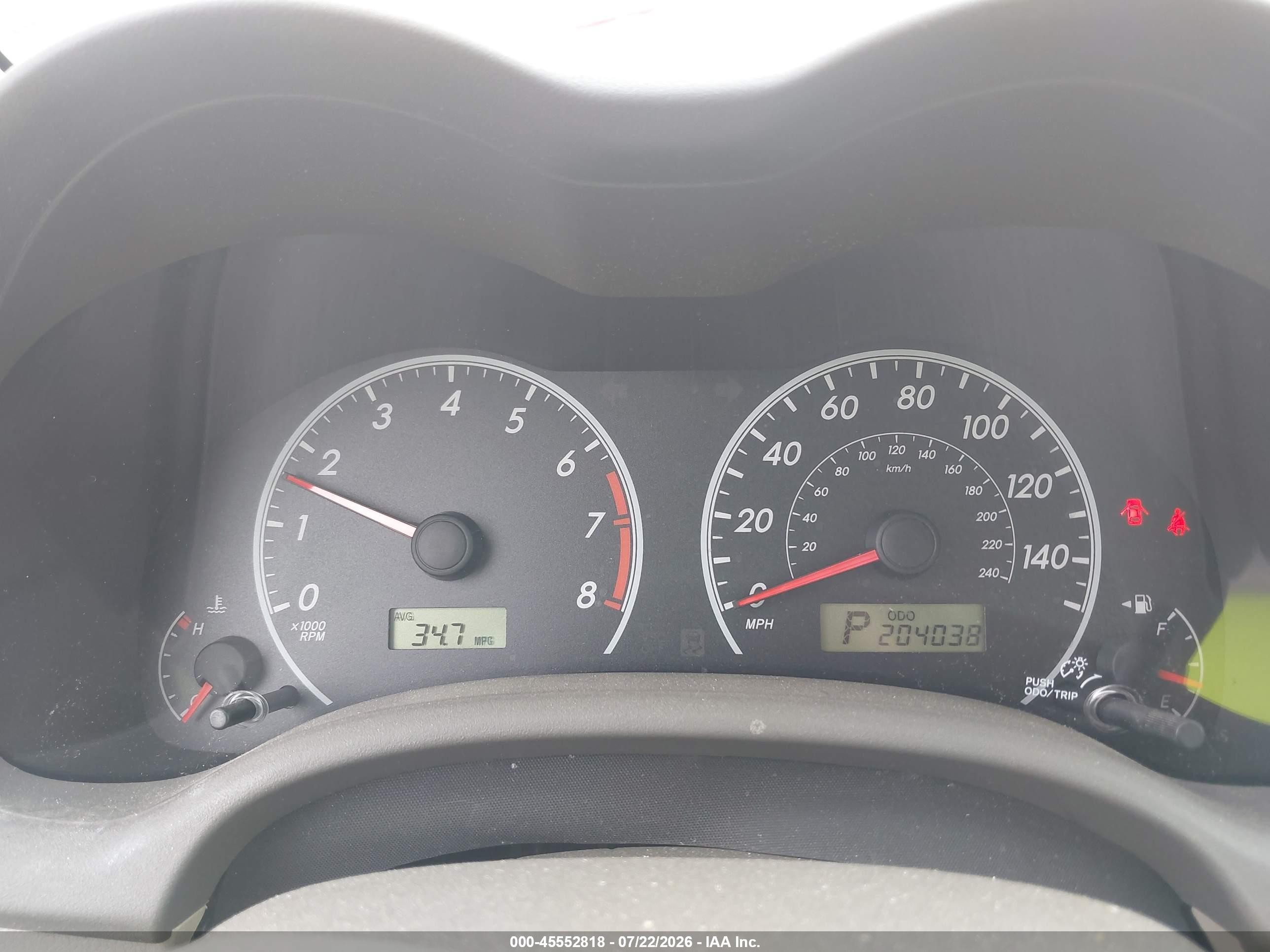 2009 Toyota Corolla Le Красный vin: 1NXBU40EX9Z122513