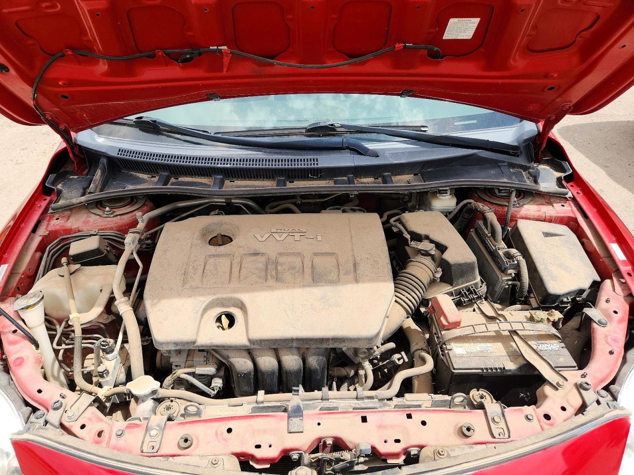 2009 Toyota Corolla Le Red vin: 1NXBU40EX9Z128781