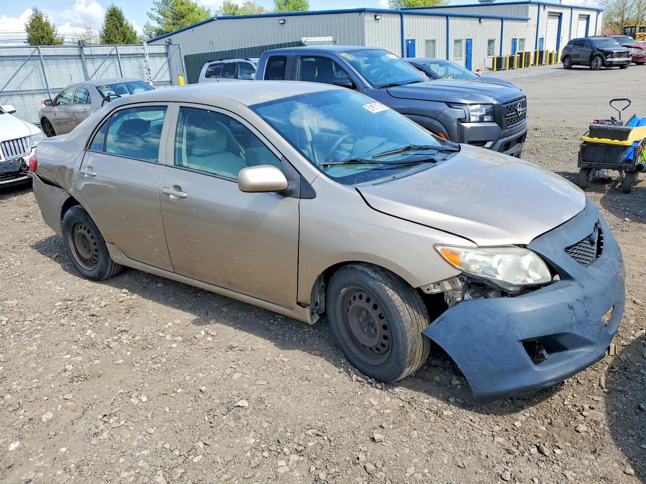 2009 Toyota Corolla Le Beige vin: 1NXBU40EX9Z130823