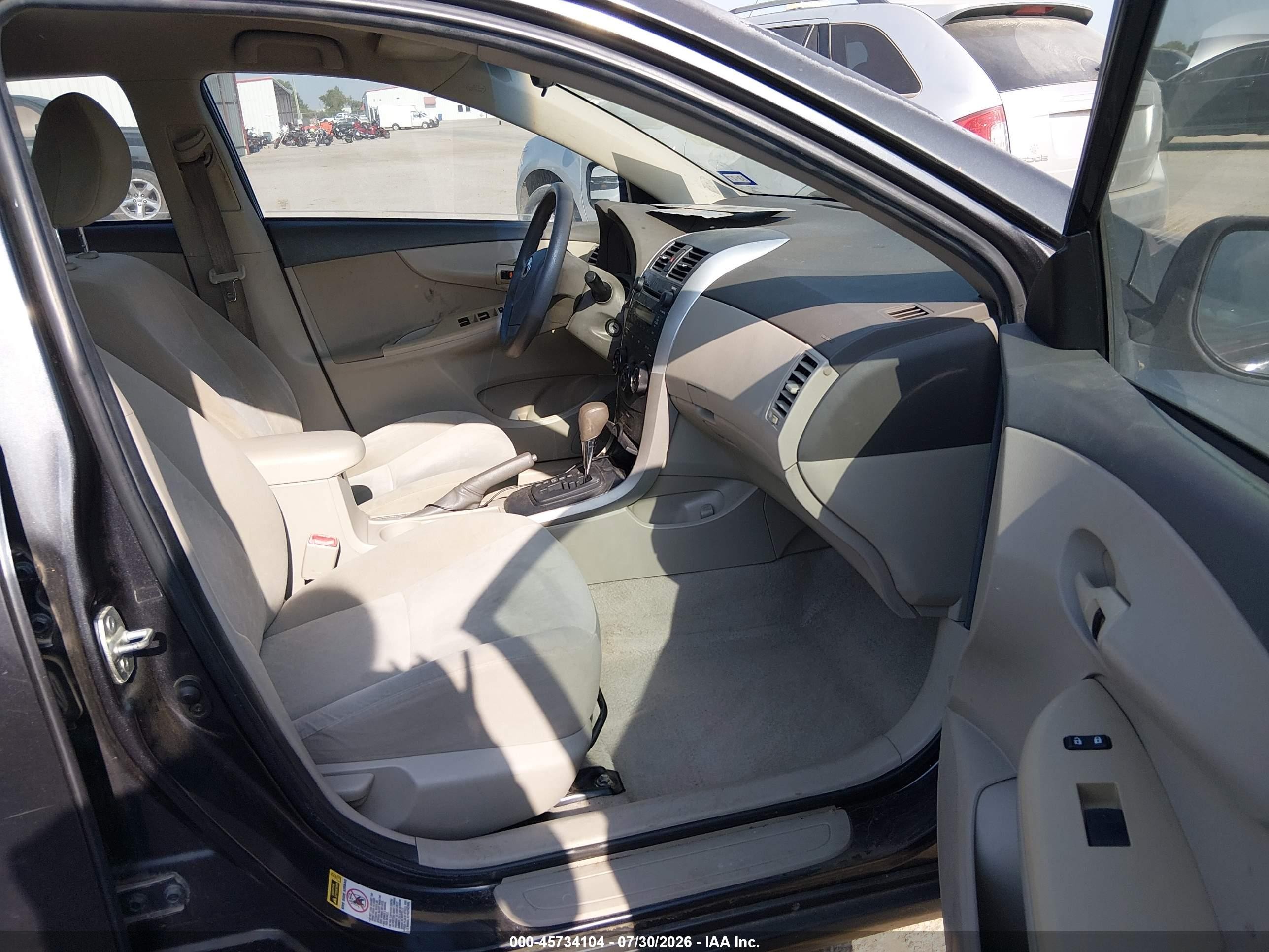 2009 Toyota Corolla Le Gray vin: 1NXBU40EX9Z132264