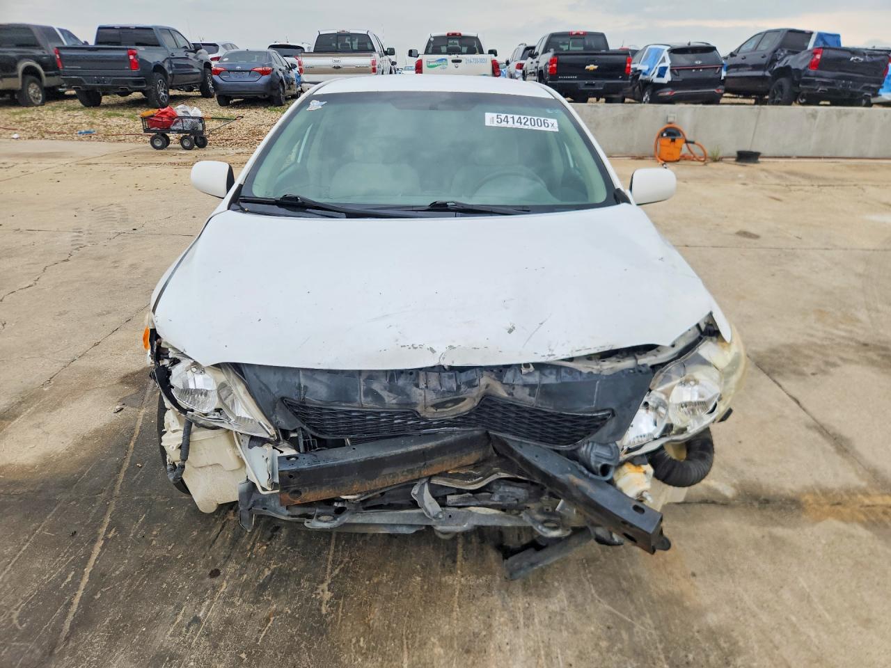 2009 Toyota Corolla Le White vin: 1NXBU40EX9Z140672
