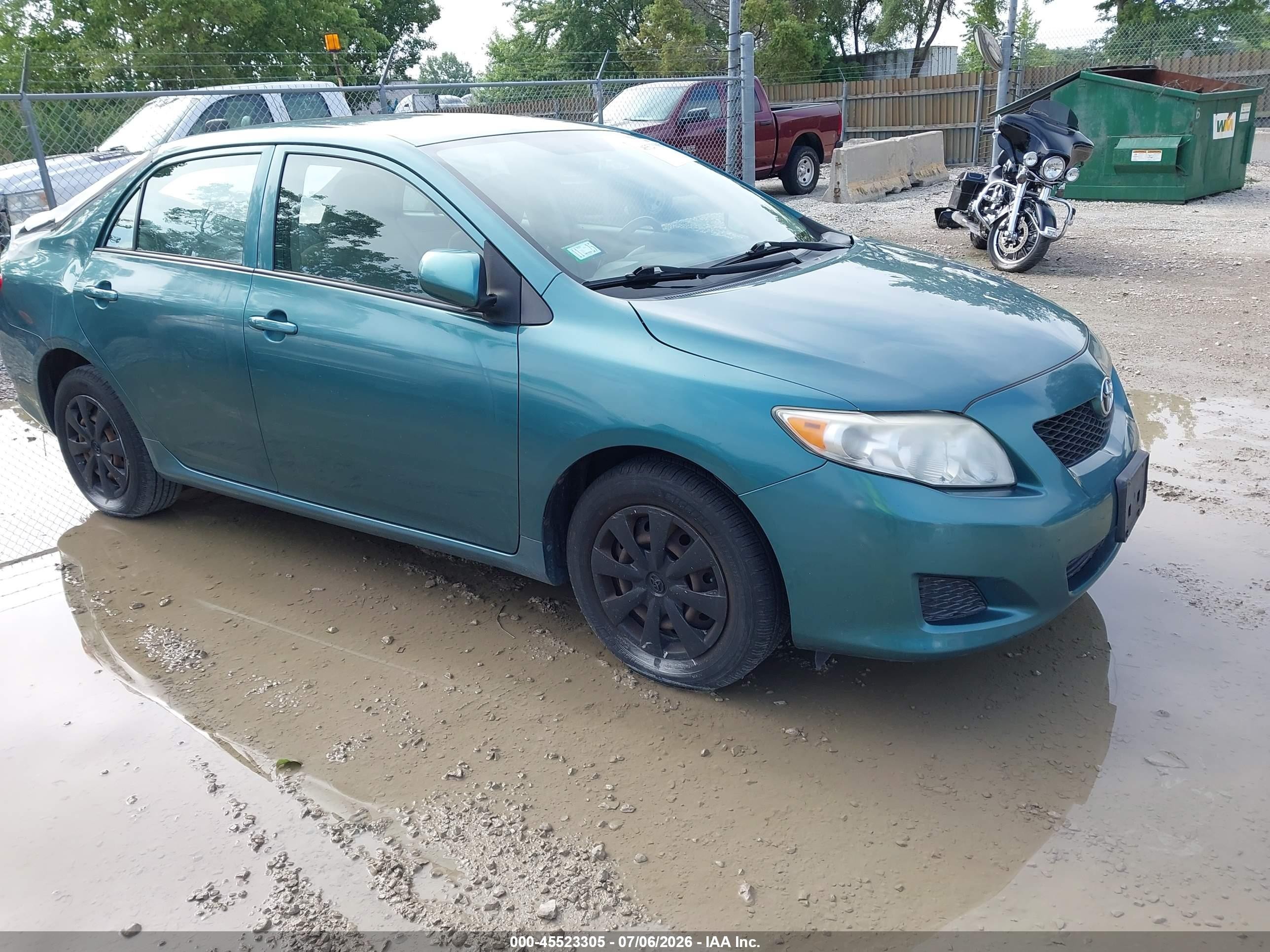 2009 Toyota Corolla Le Green vin: 1NXBU40EX9Z142017