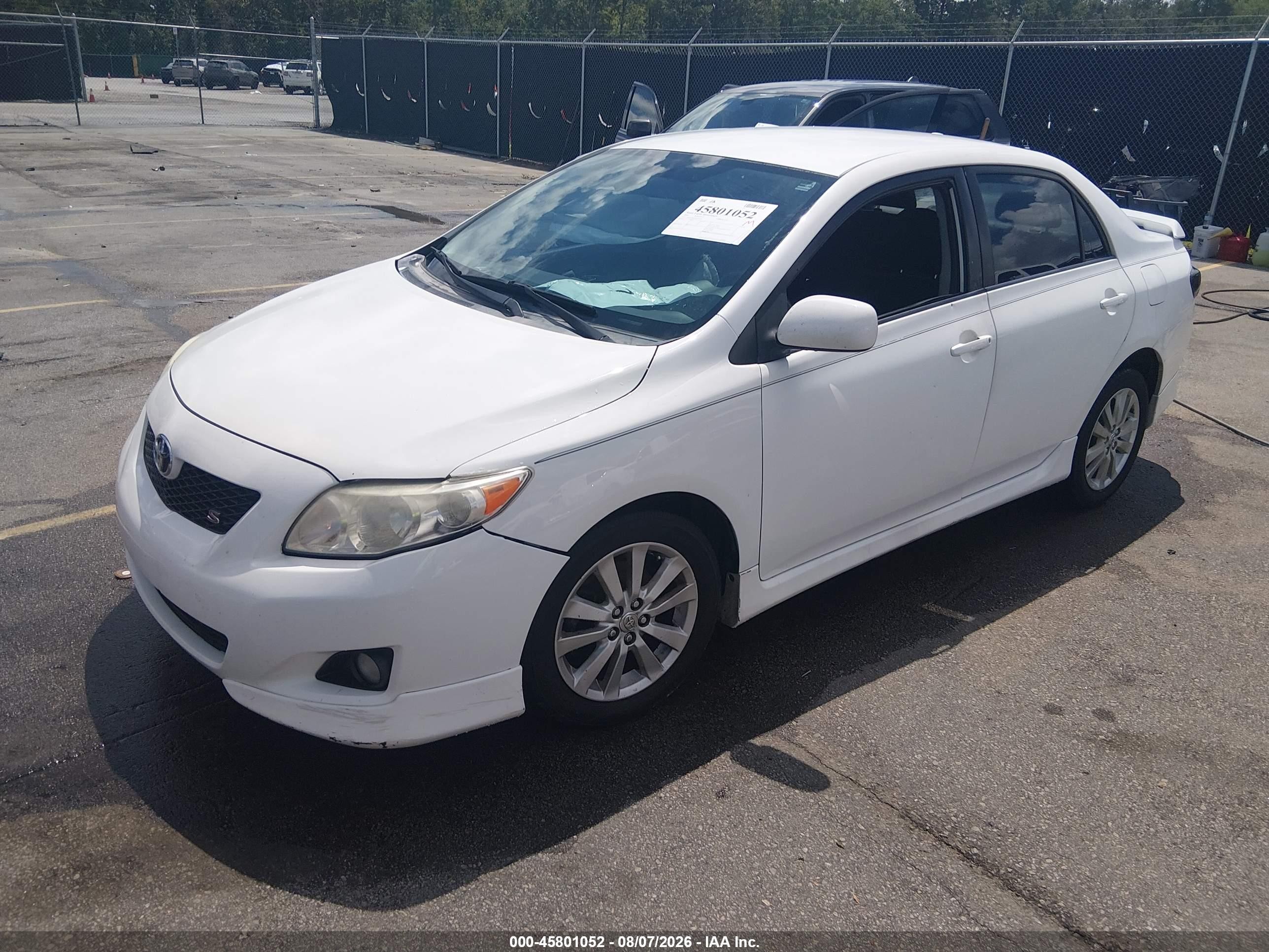 2009 Toyota Corolla S White vin: 1NXBU40EX9Z145693