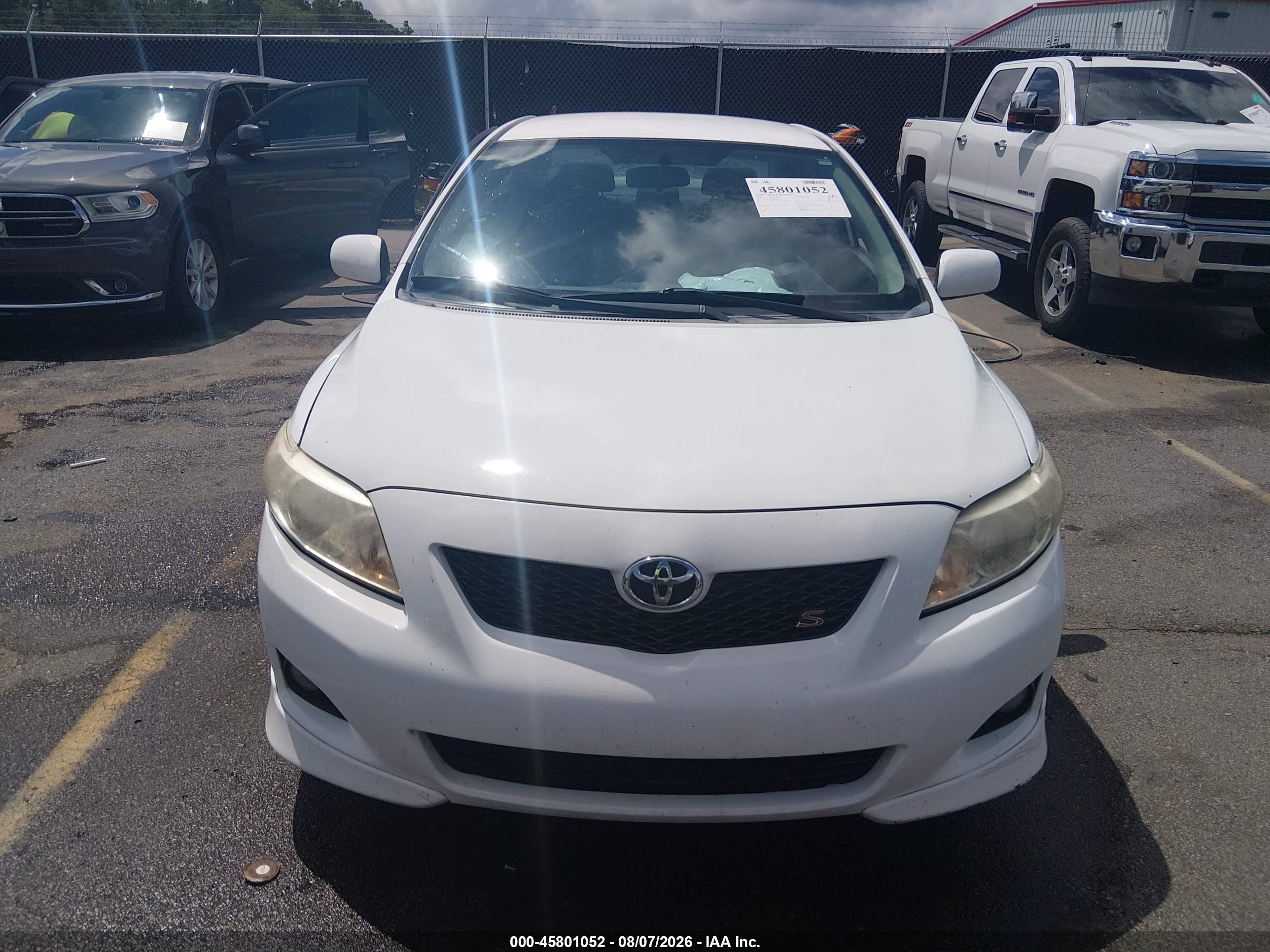 2009 Toyota Corolla S White vin: 1NXBU40EX9Z145693
