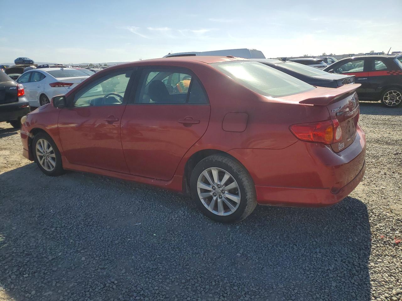 2009 Toyota Corolla S Red vin: 1NXBU40EX9Z154619