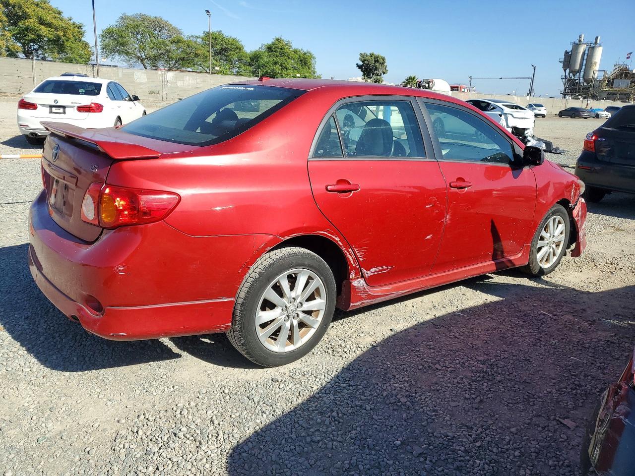 2009 Toyota Corolla S Red vin: 1NXBU40EX9Z154619