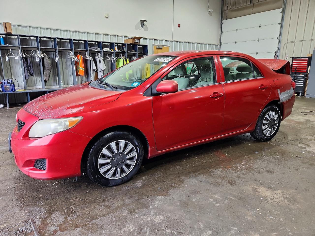2009 Toyota Corolla Le Red vin: 1NXBU40EX9Z158668