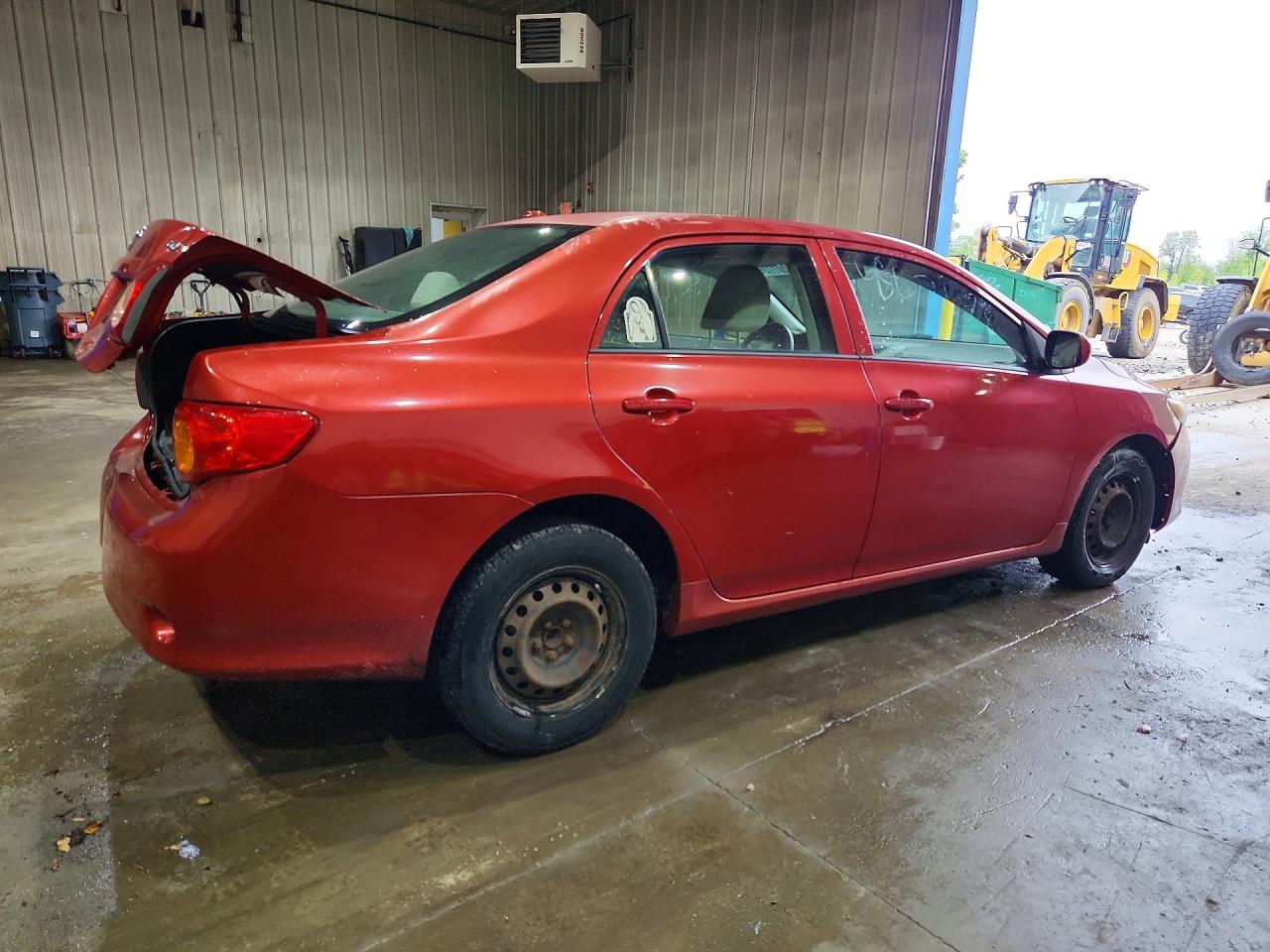 2009 Toyota Corolla Le Red vin: 1NXBU40EX9Z158668