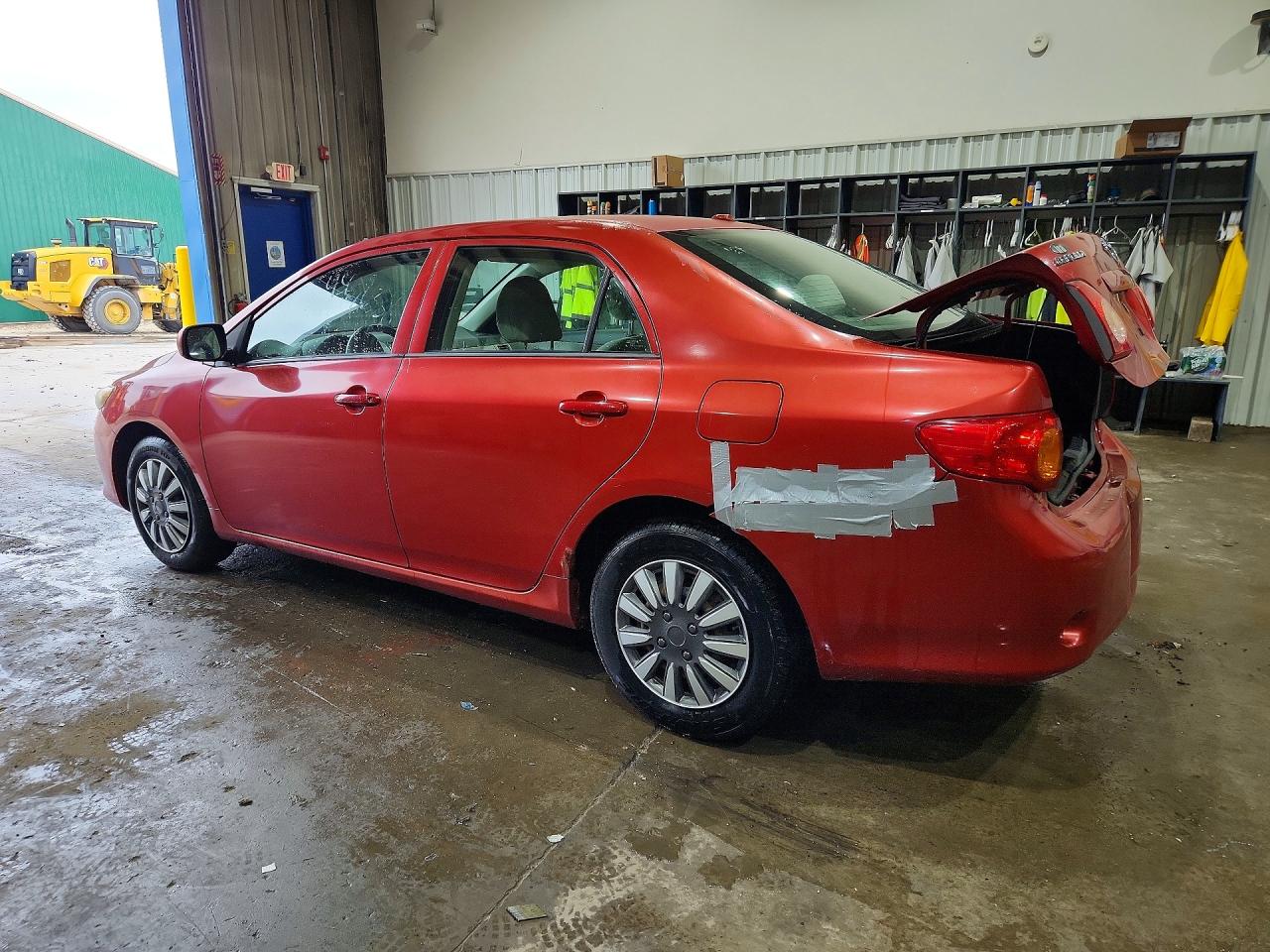 2009 Toyota Corolla Le Red vin: 1NXBU40EX9Z158668