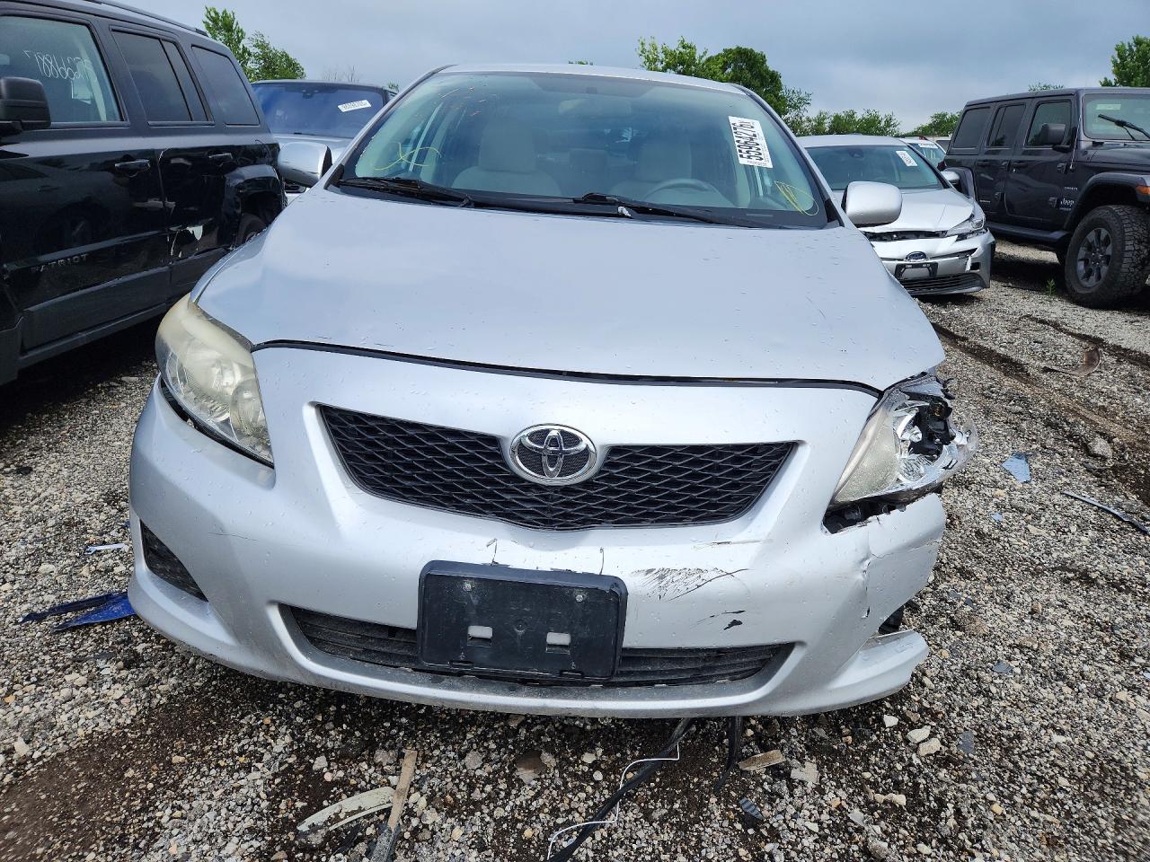 2010 Toyota Corolla Le Silver vin: 1NXBU4EE0AZ167991