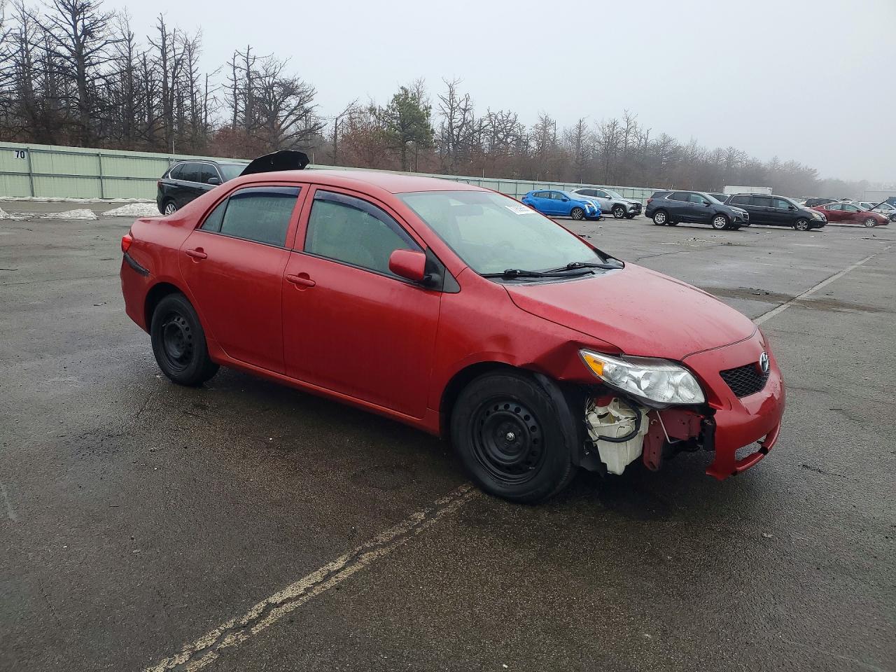2010 Toyota Corolla Le Красный vin: 1NXBU4EE0AZ181518