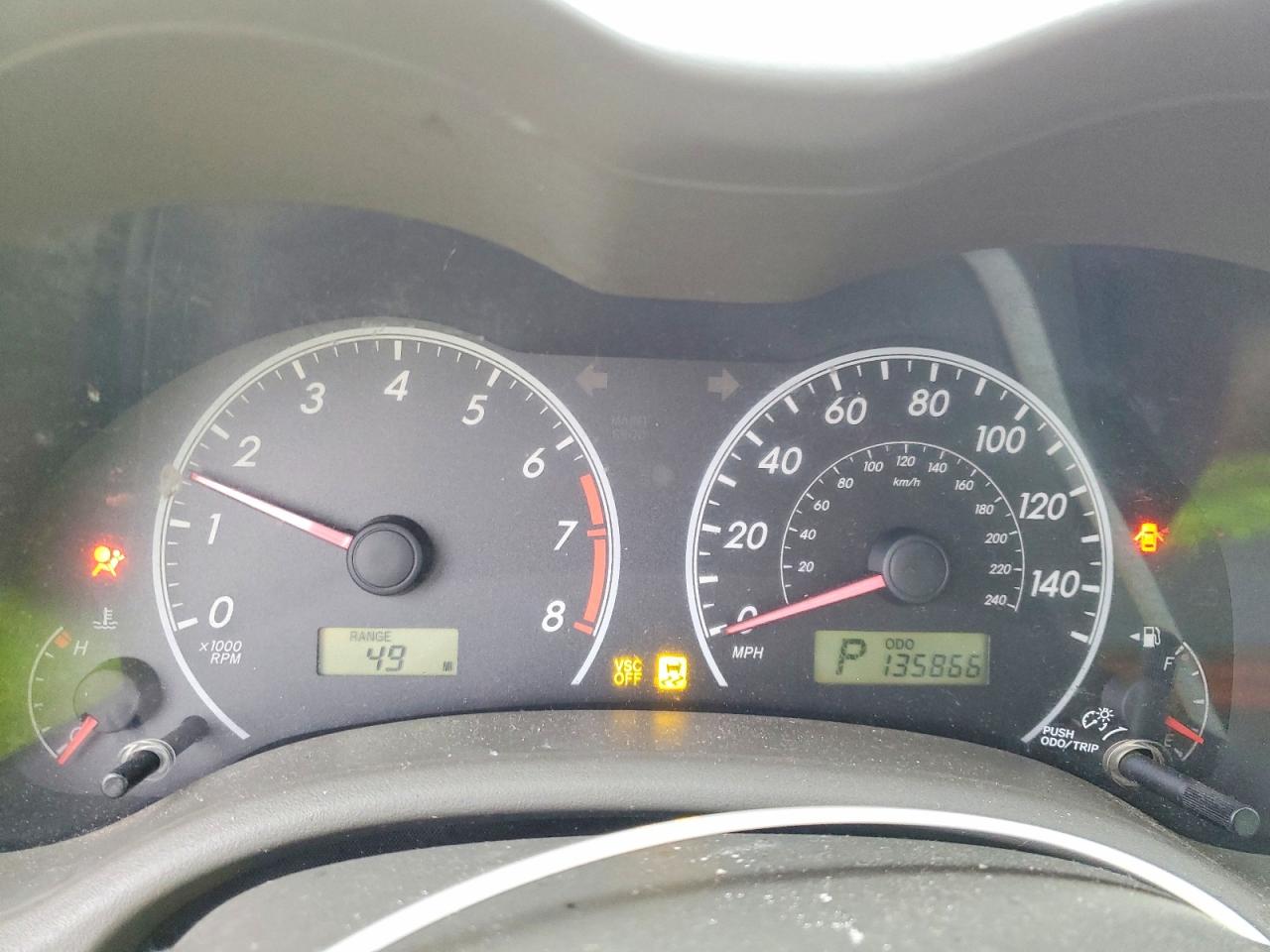 2010 Toyota Corolla Le Красный vin: 1NXBU4EE0AZ181518