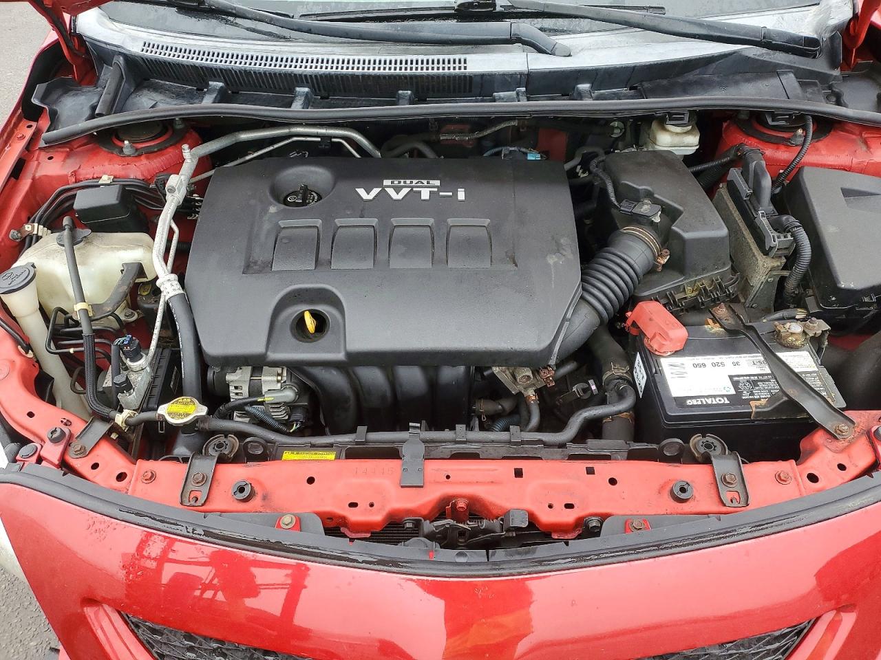 2010 Toyota Corolla Le Красный vin: 1NXBU4EE0AZ181518