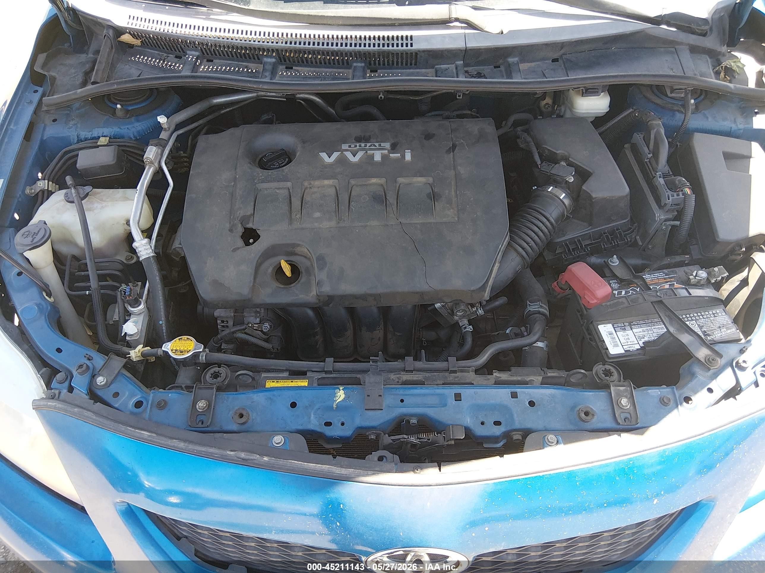 2010 Toyota Corolla Le Blue vin: 1NXBU4EE0AZ193829