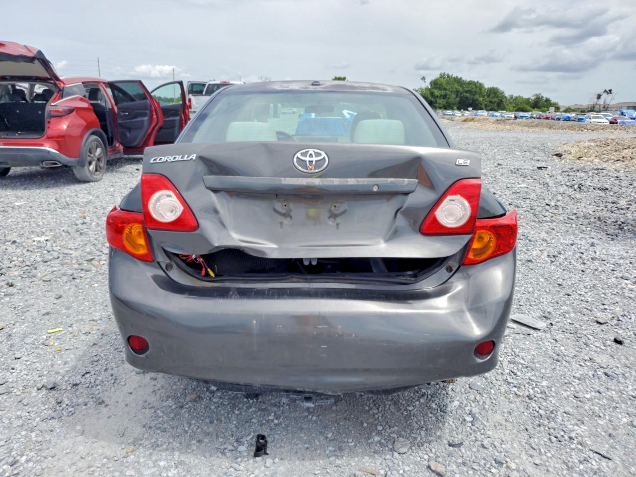 2010 Toyota Corolla Le Gray vin: 1NXBU4EE0AZ200701