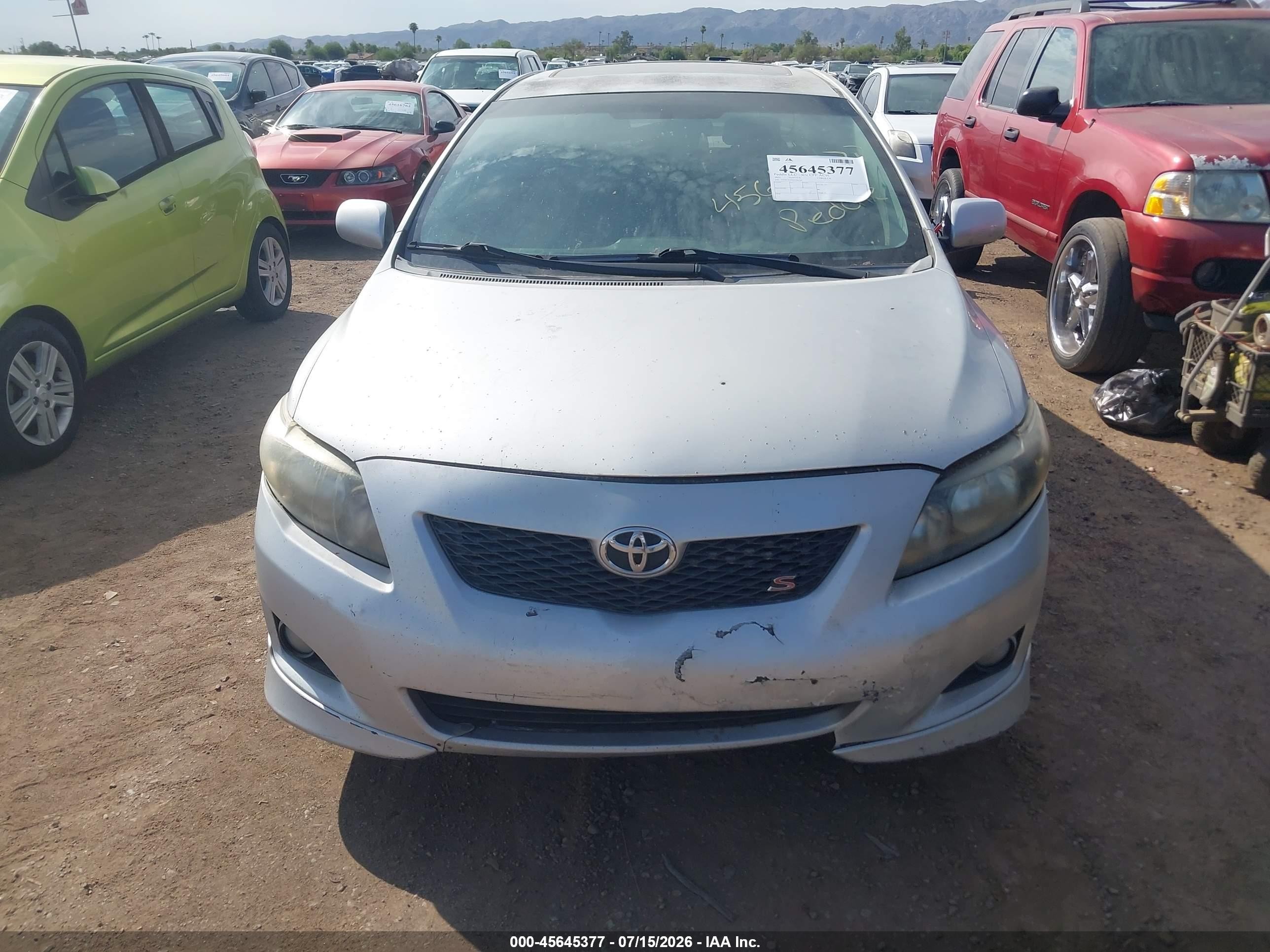 2010 Toyota Corolla S Silver vin: 1NXBU4EE0AZ206546